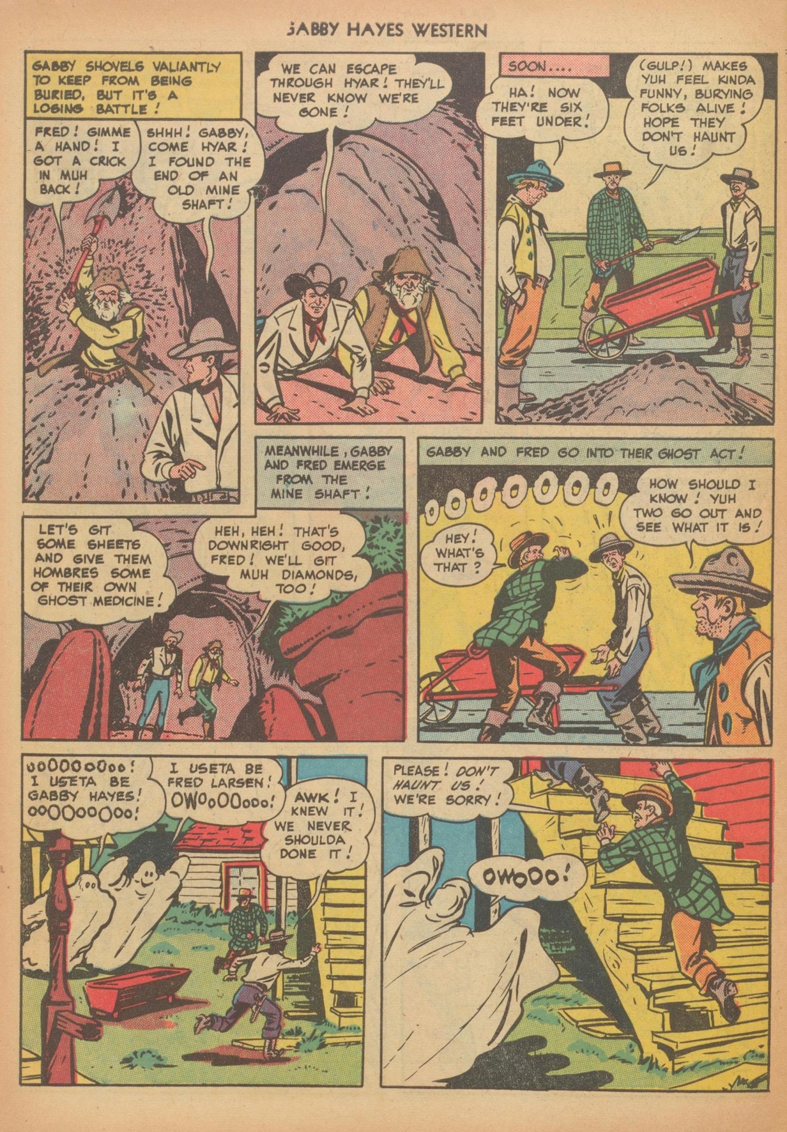 Read online Gabby Hayes Western comic -  Issue #6 - 30