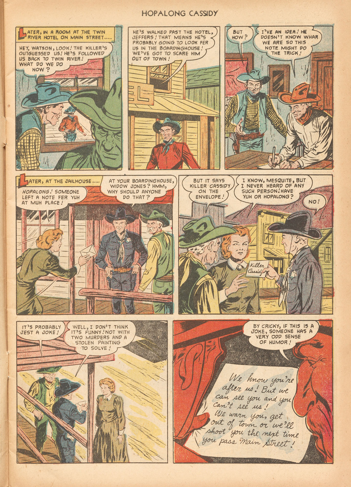 Read online Hopalong Cassidy comic -  Issue #56 - 7