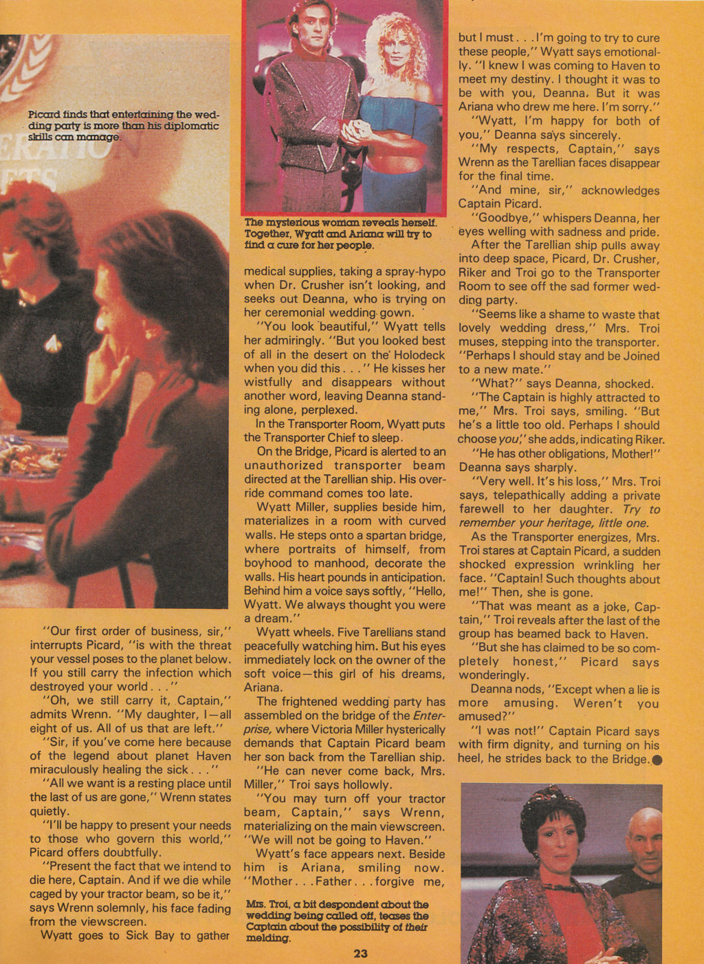 Read online Star Trek The Next Generation (1990) comic -  Issue #16 - 23