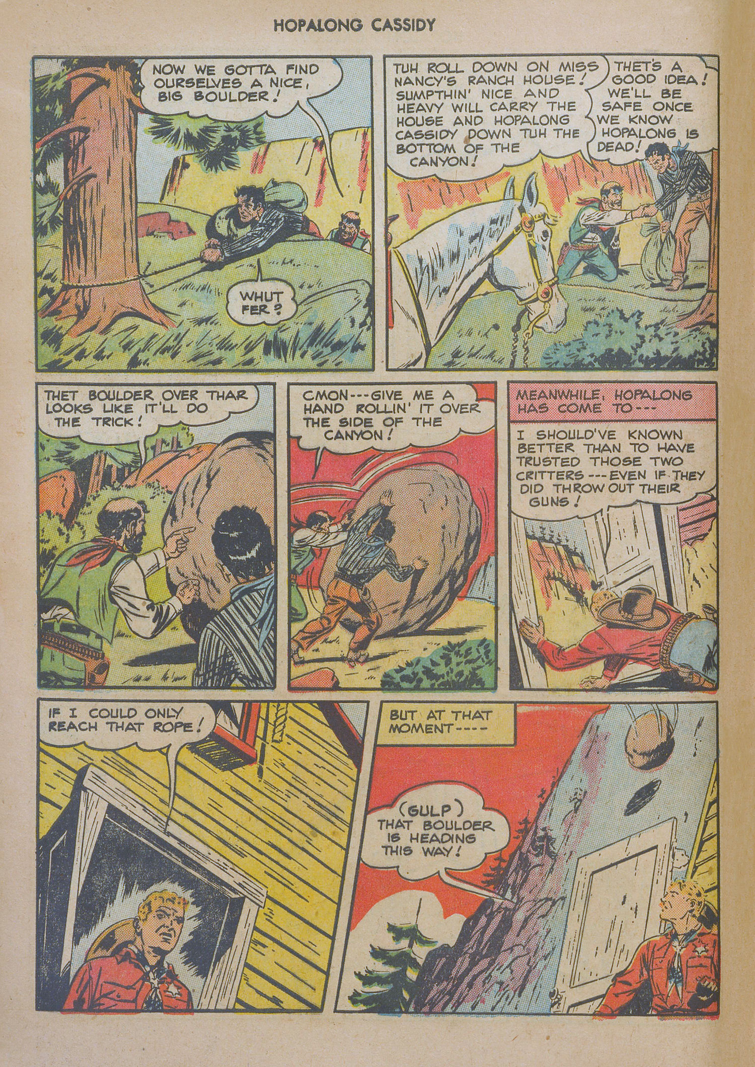 Read online Hopalong Cassidy comic -  Issue #27 - 10