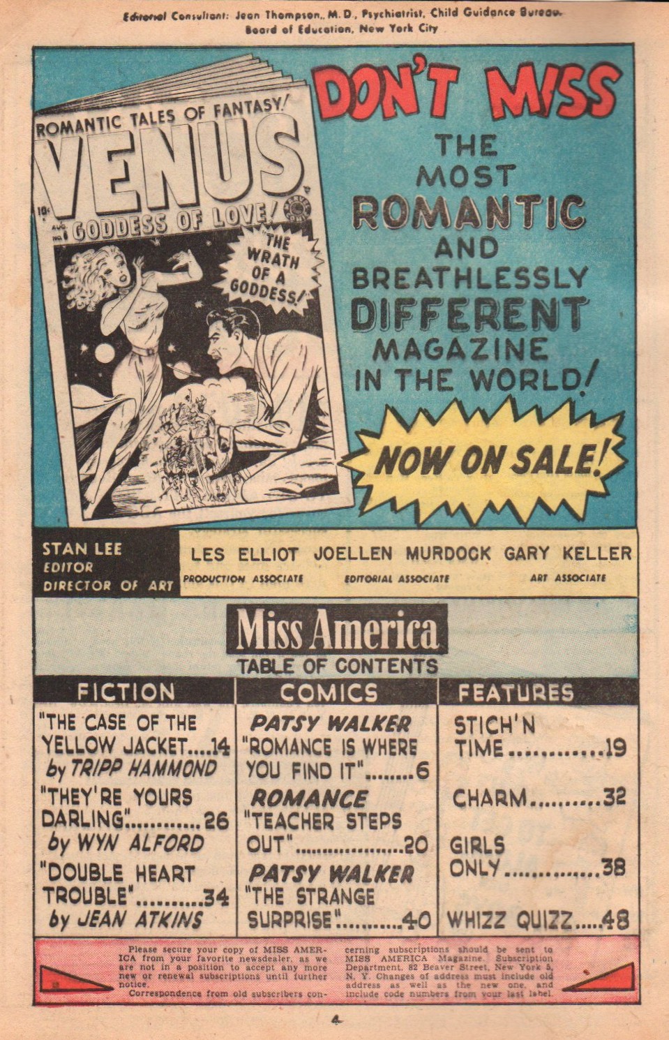 Read online Miss America Magazine comic -  Issue #56 - 5