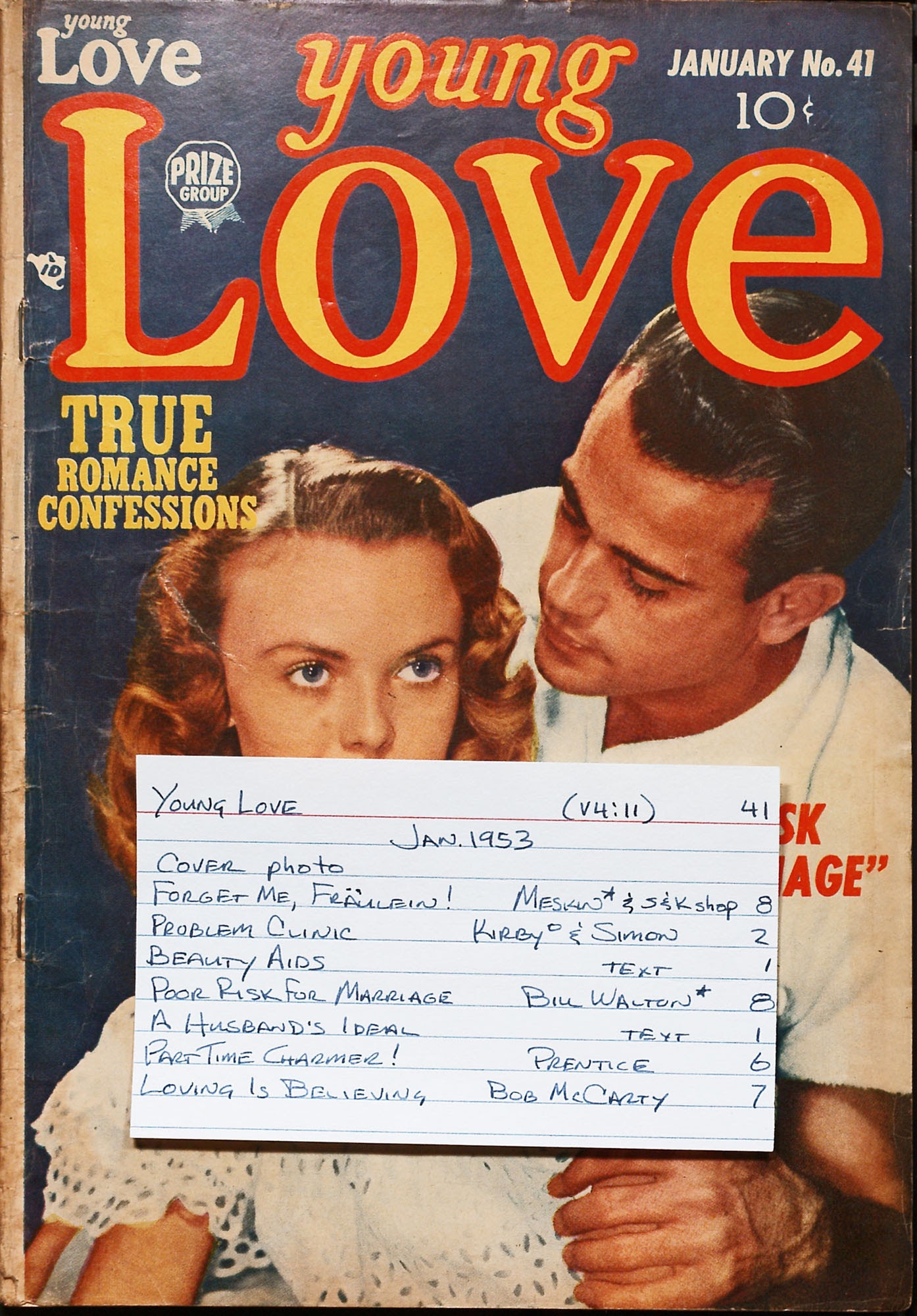 Read online Young Love (1949) comic -  Issue #41 - 45