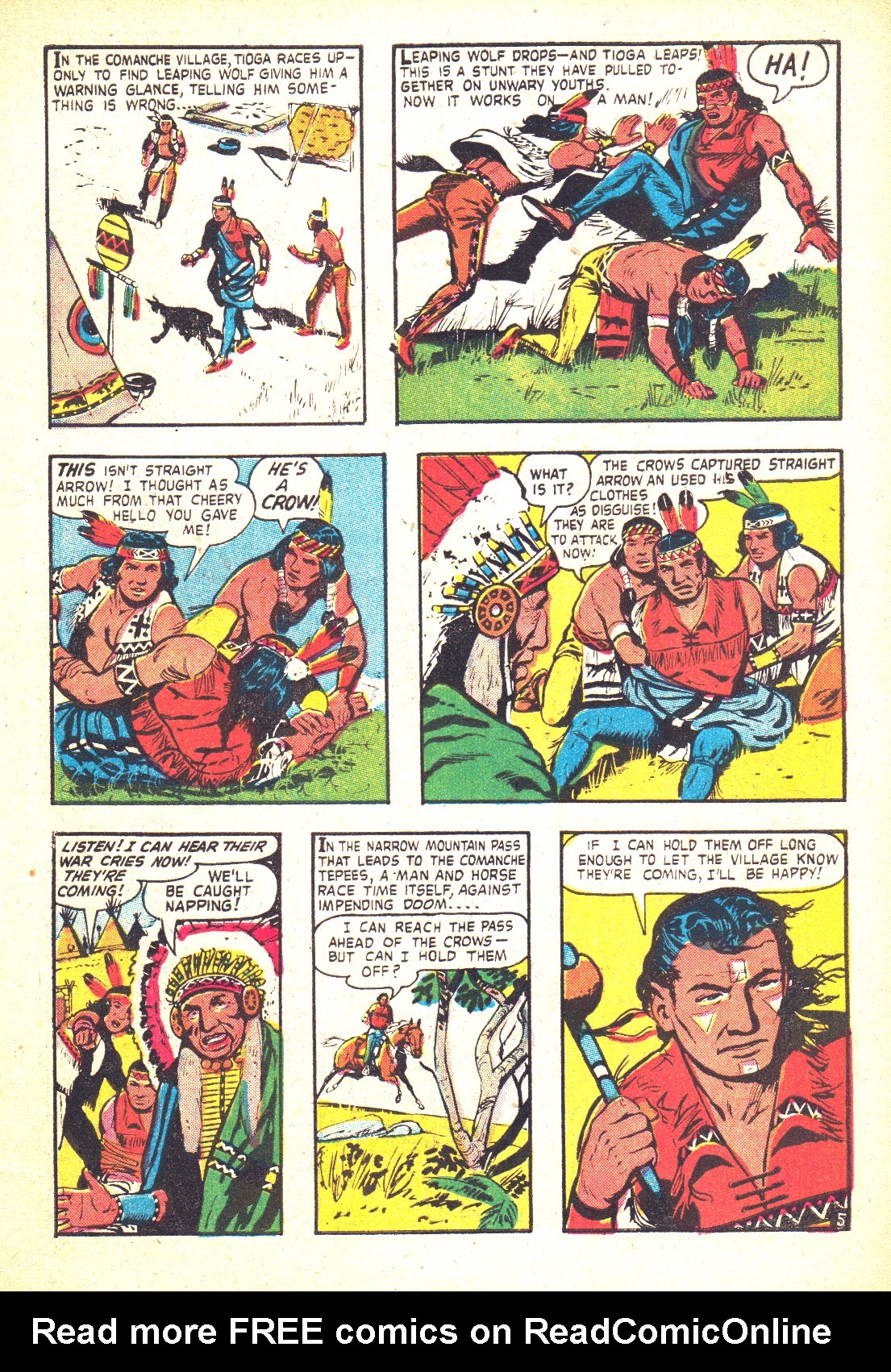 Read online Straight Arrow comic -  Issue #52 - 7