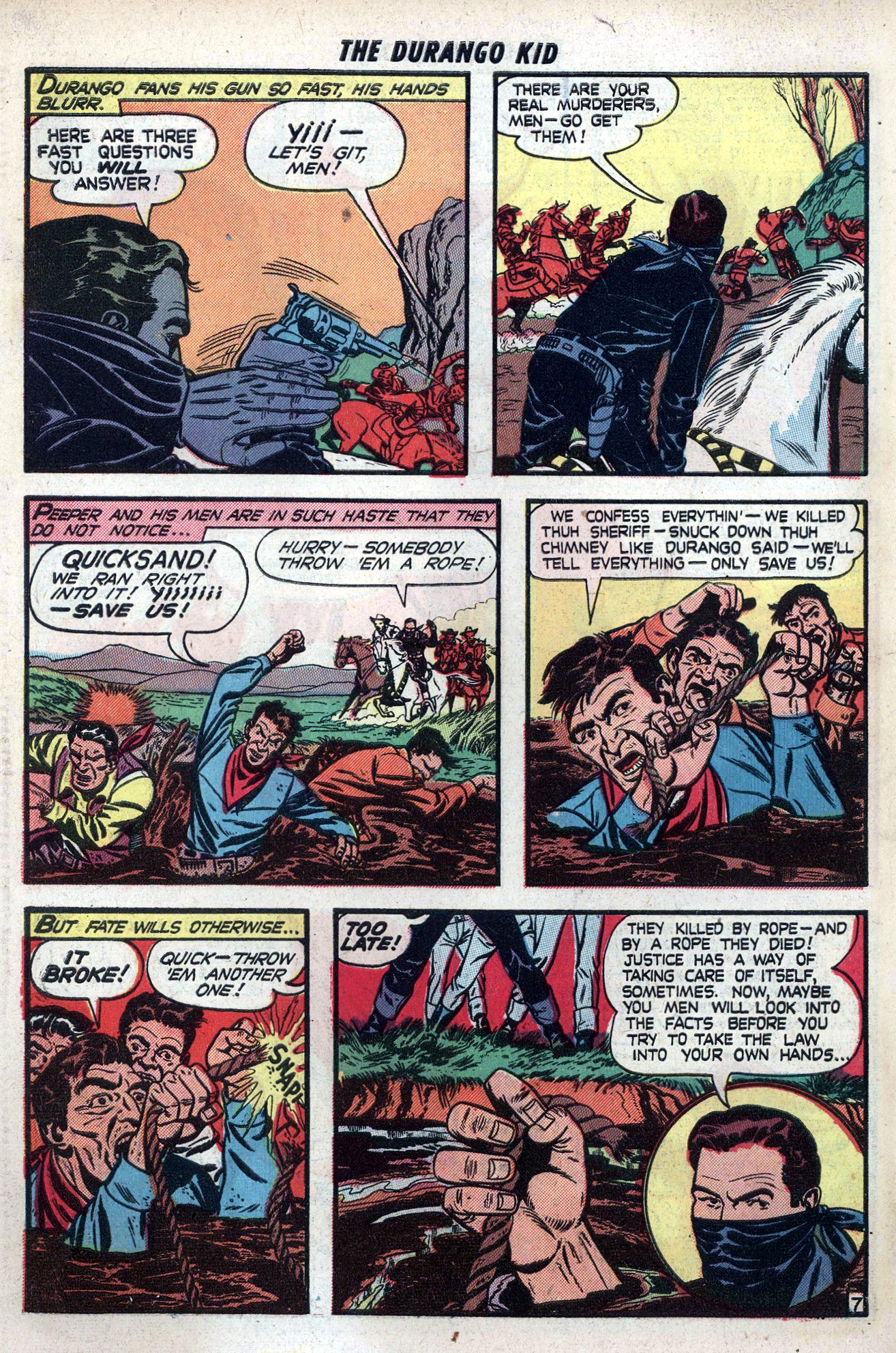 Read online Charles Starrett as The Durango Kid comic -  Issue #9 - 34
