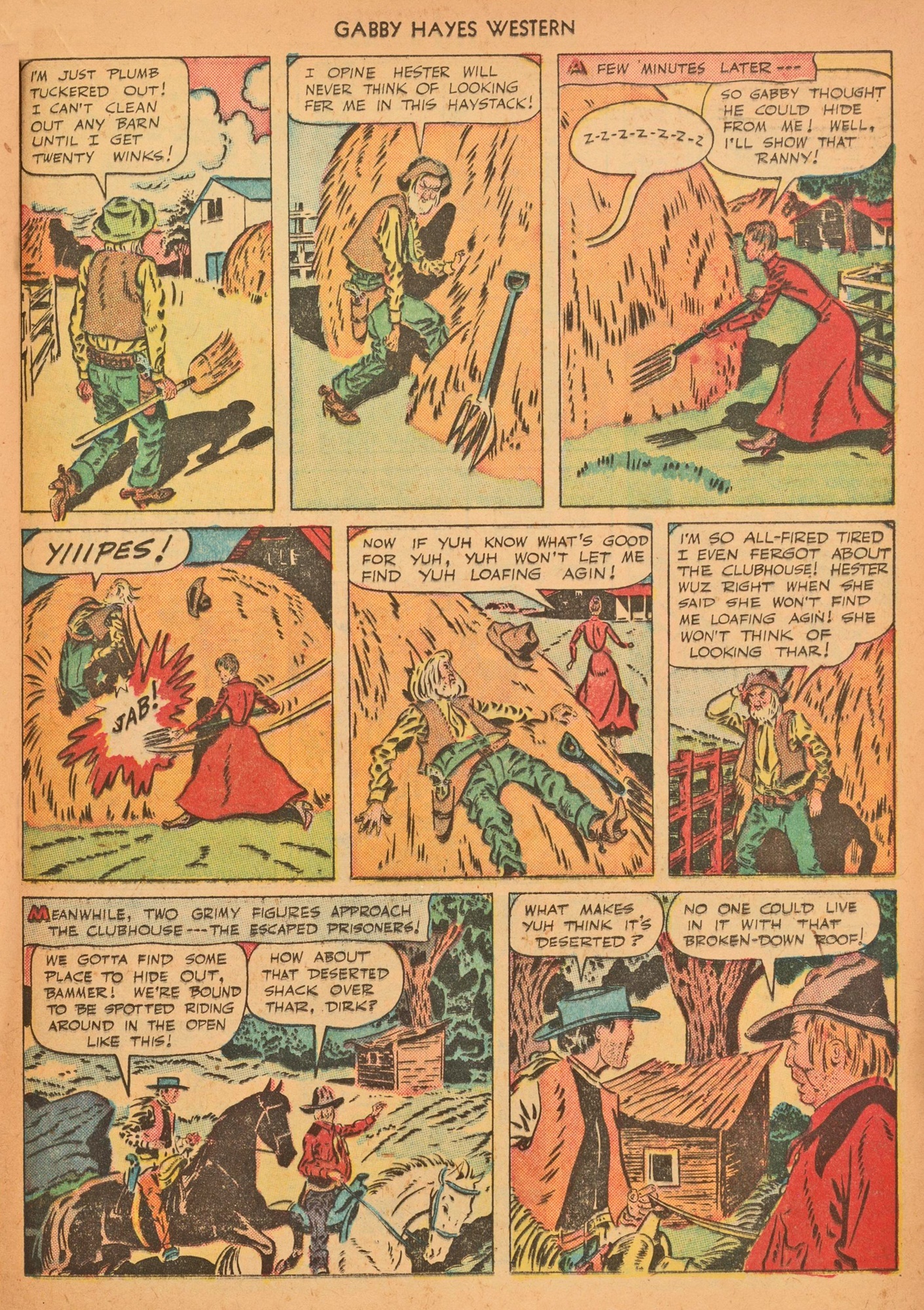 Read online Gabby Hayes Western comic -  Issue #12 - 21
