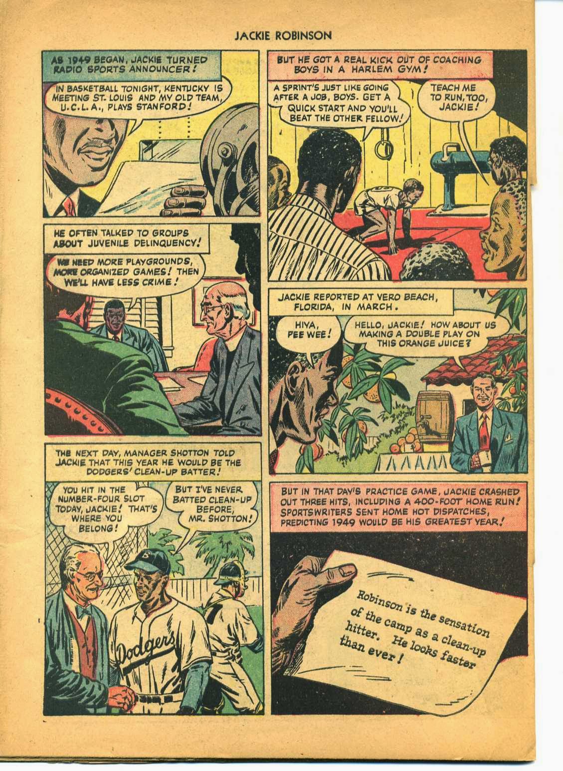 Read online Jackie Robinson comic -  Issue #1 - 31