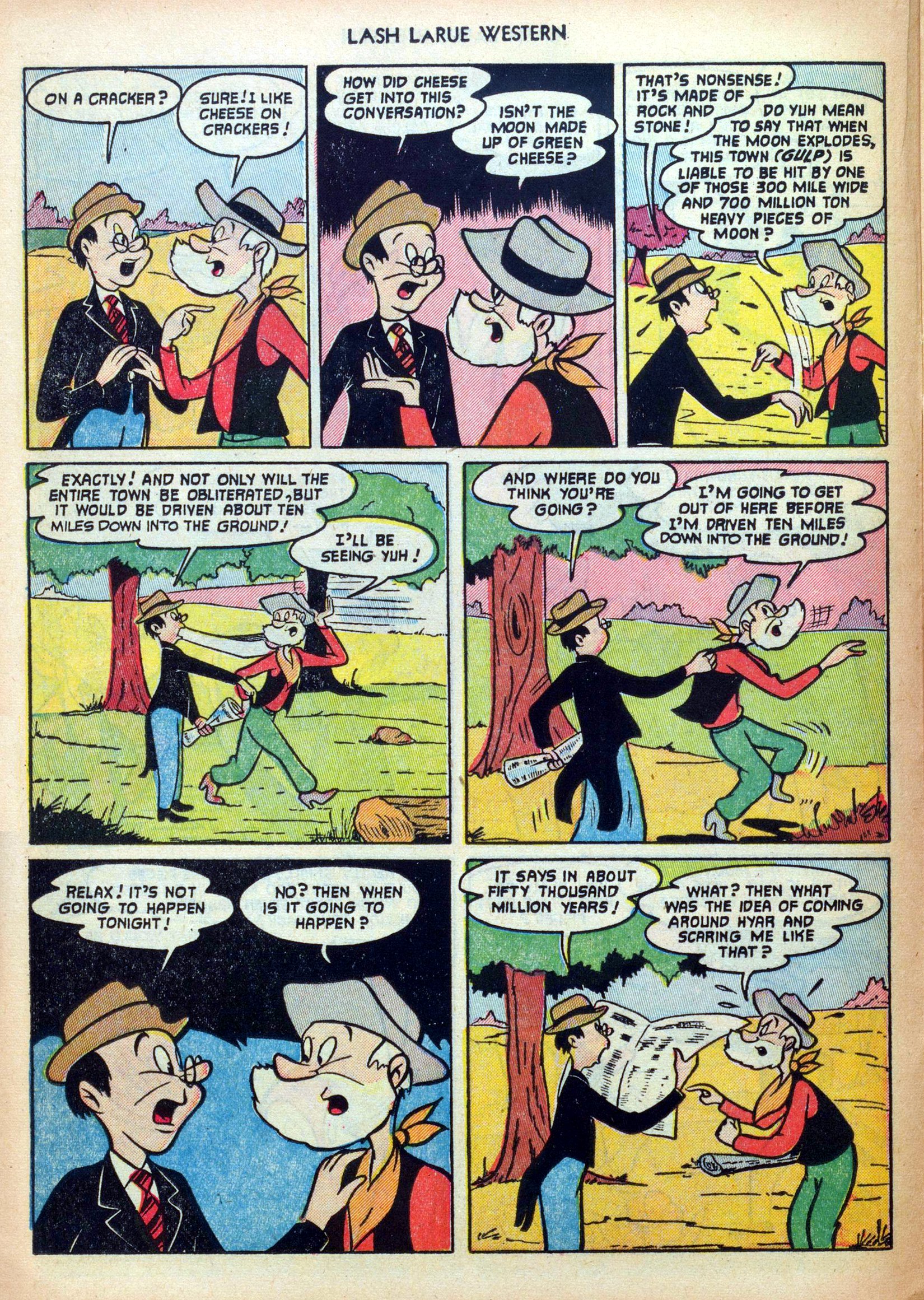 Read online Lash Larue Western (1949) comic -  Issue #30 - 16