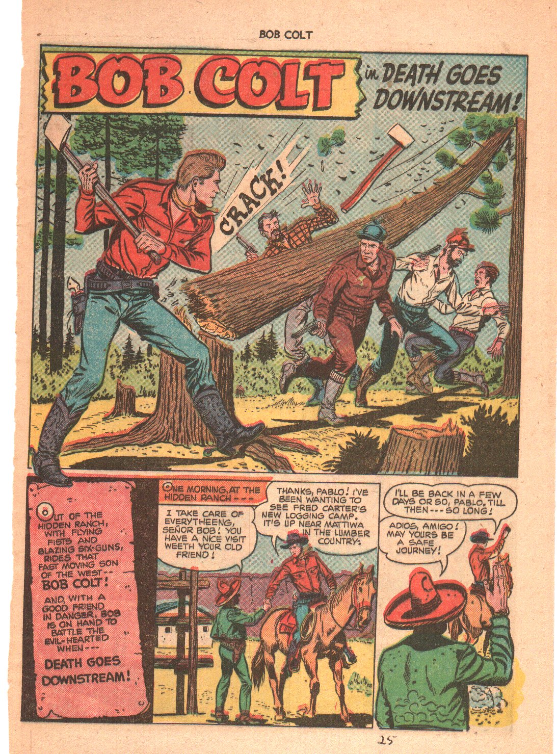 Read online Bob Colt Western comic -  Issue #4 - 25