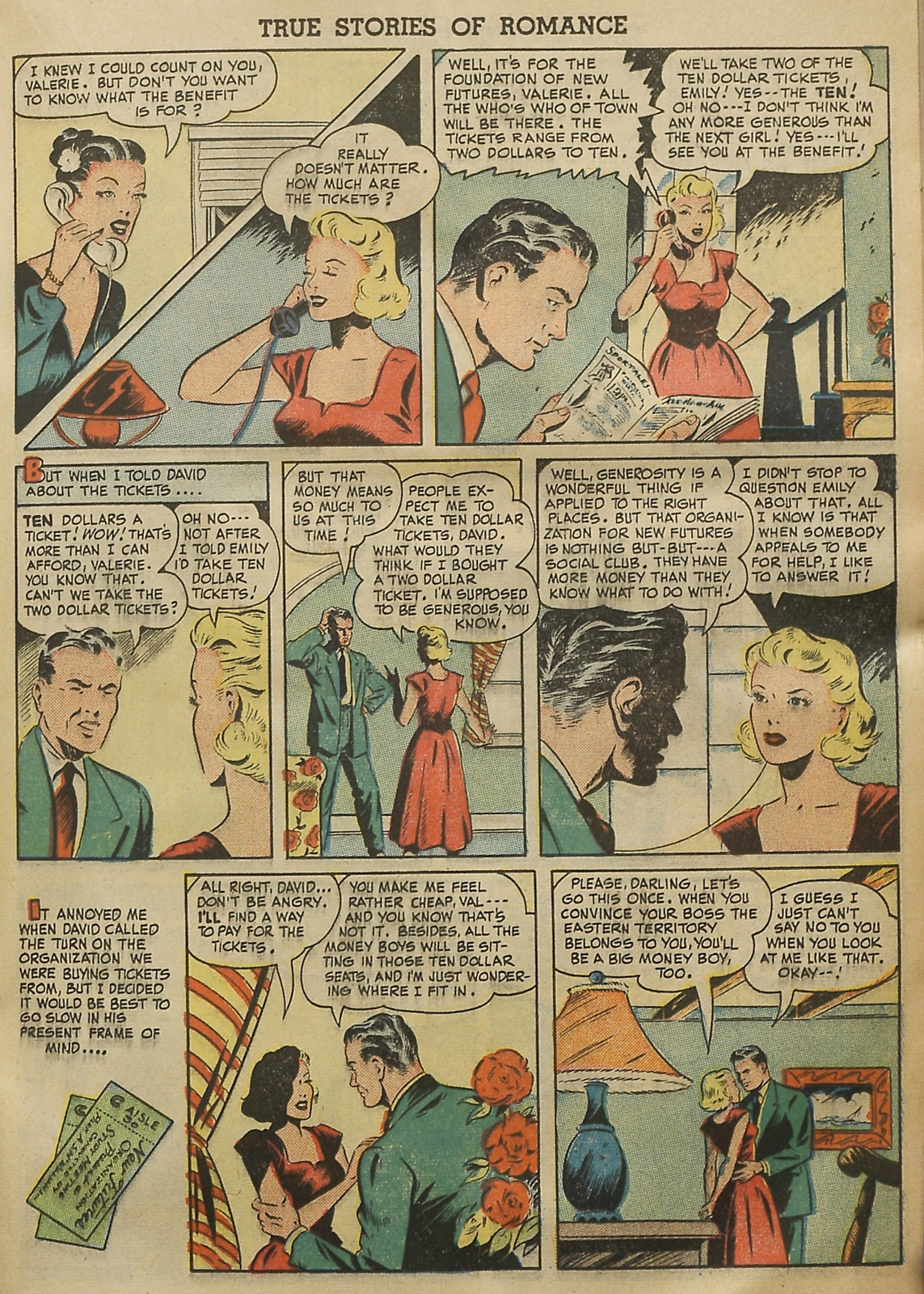 Read online True Stories of Romance comic -  Issue #1 - 17