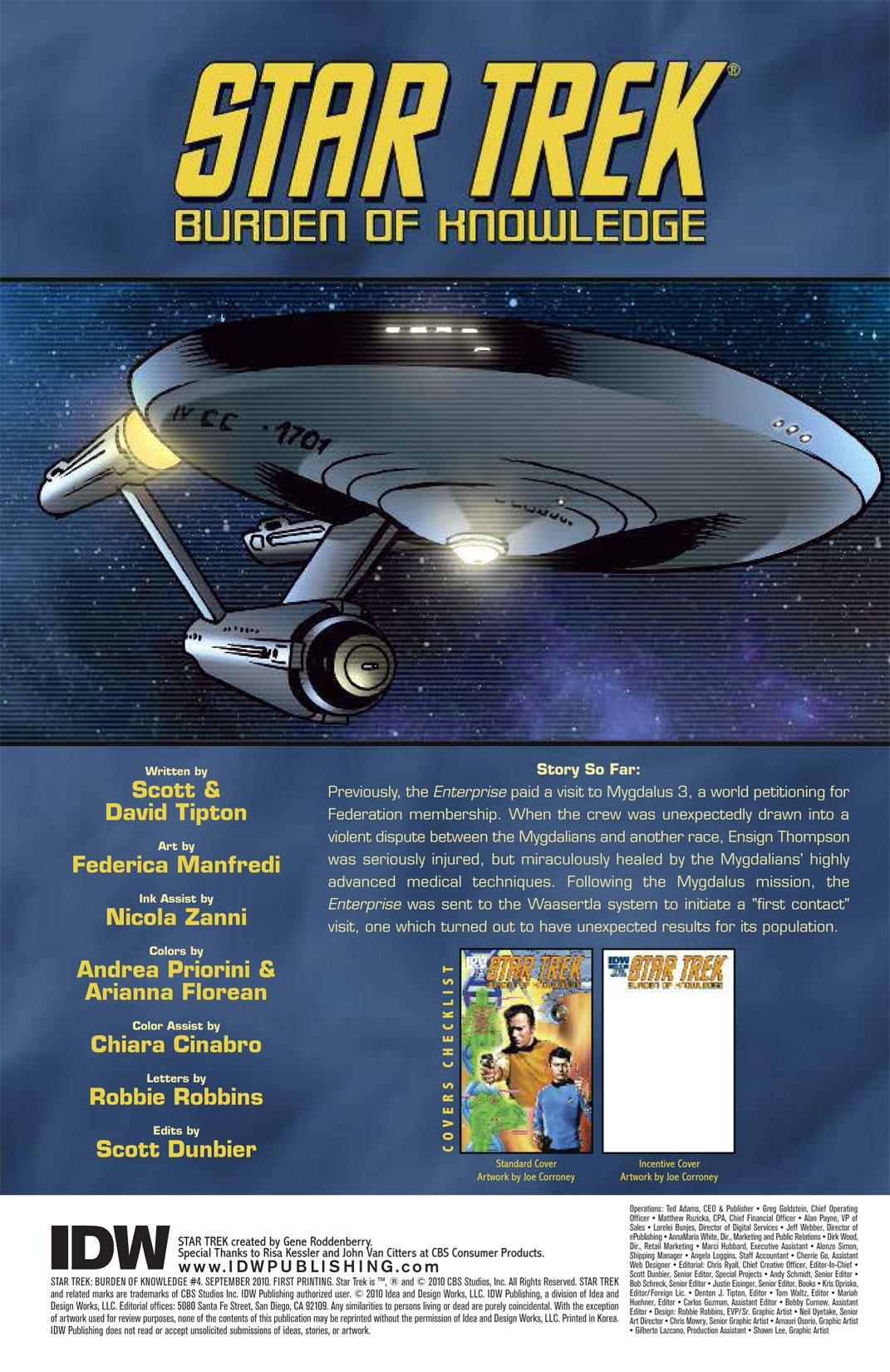 Read online Star Trek: Burden of Knowledge comic -  Issue #4 - 2
