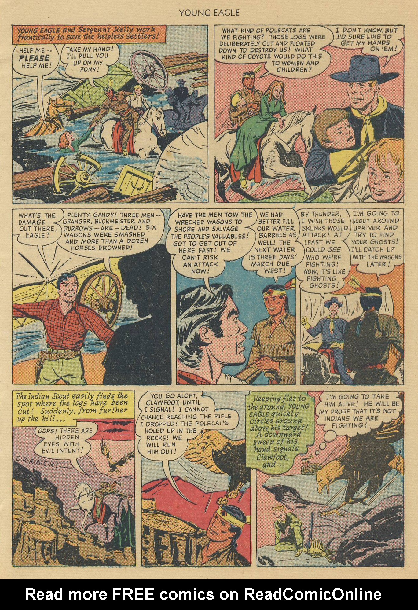 Read online Young Eagle comic -  Issue #1 - 9