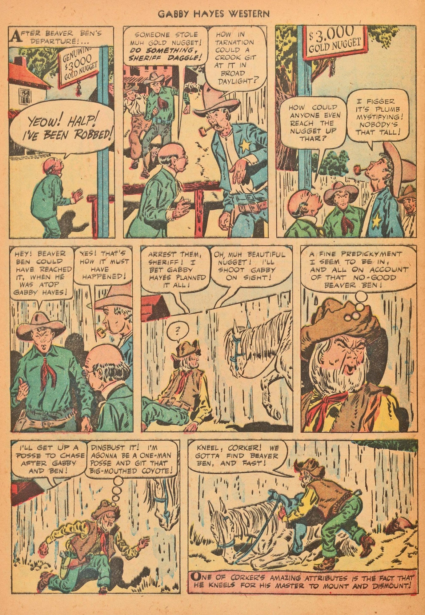 Read online Gabby Hayes Western comic -  Issue #12 - 32