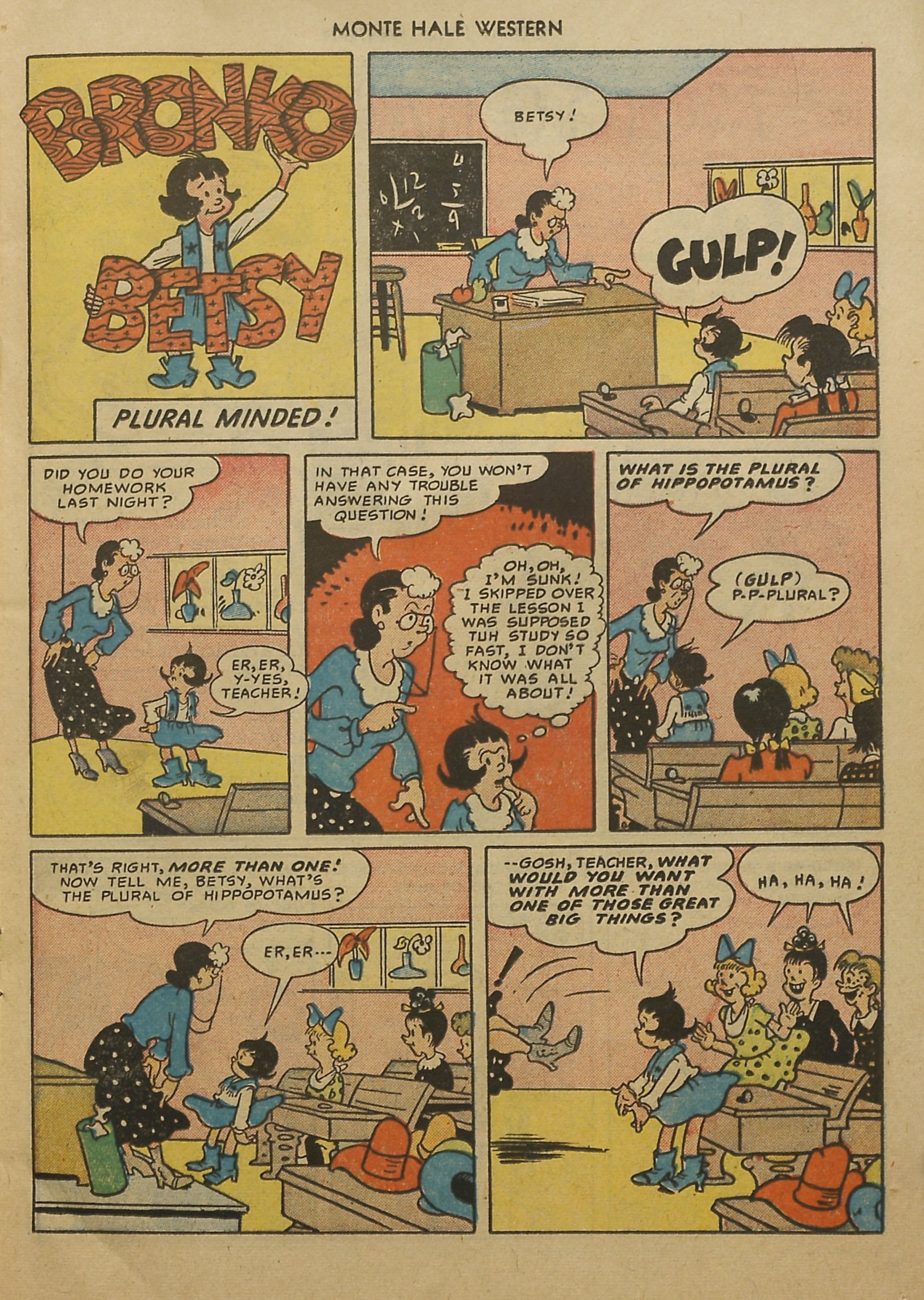 Read online Monte Hale Western comic -  Issue #52 - 25