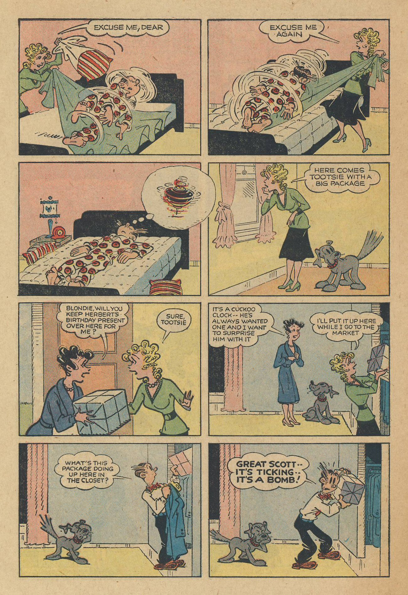 Read online Blondie Comics (1960) comic -  Issue #150 - 30