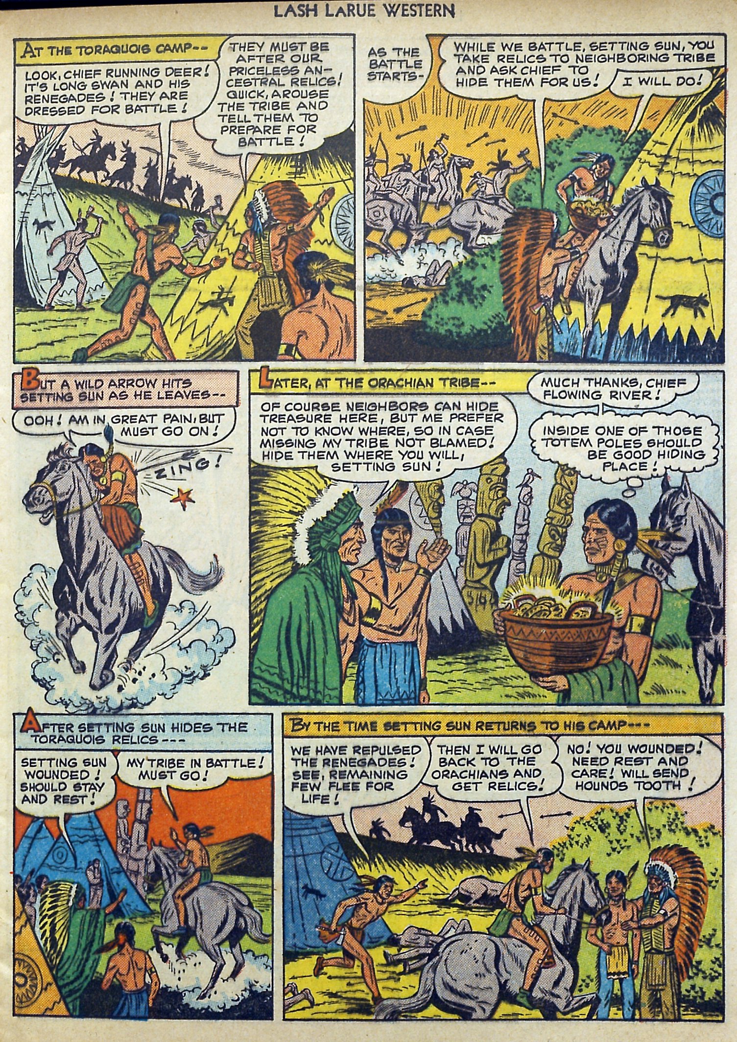 Read online Lash Larue Western (1949) comic -  Issue #11 - 5