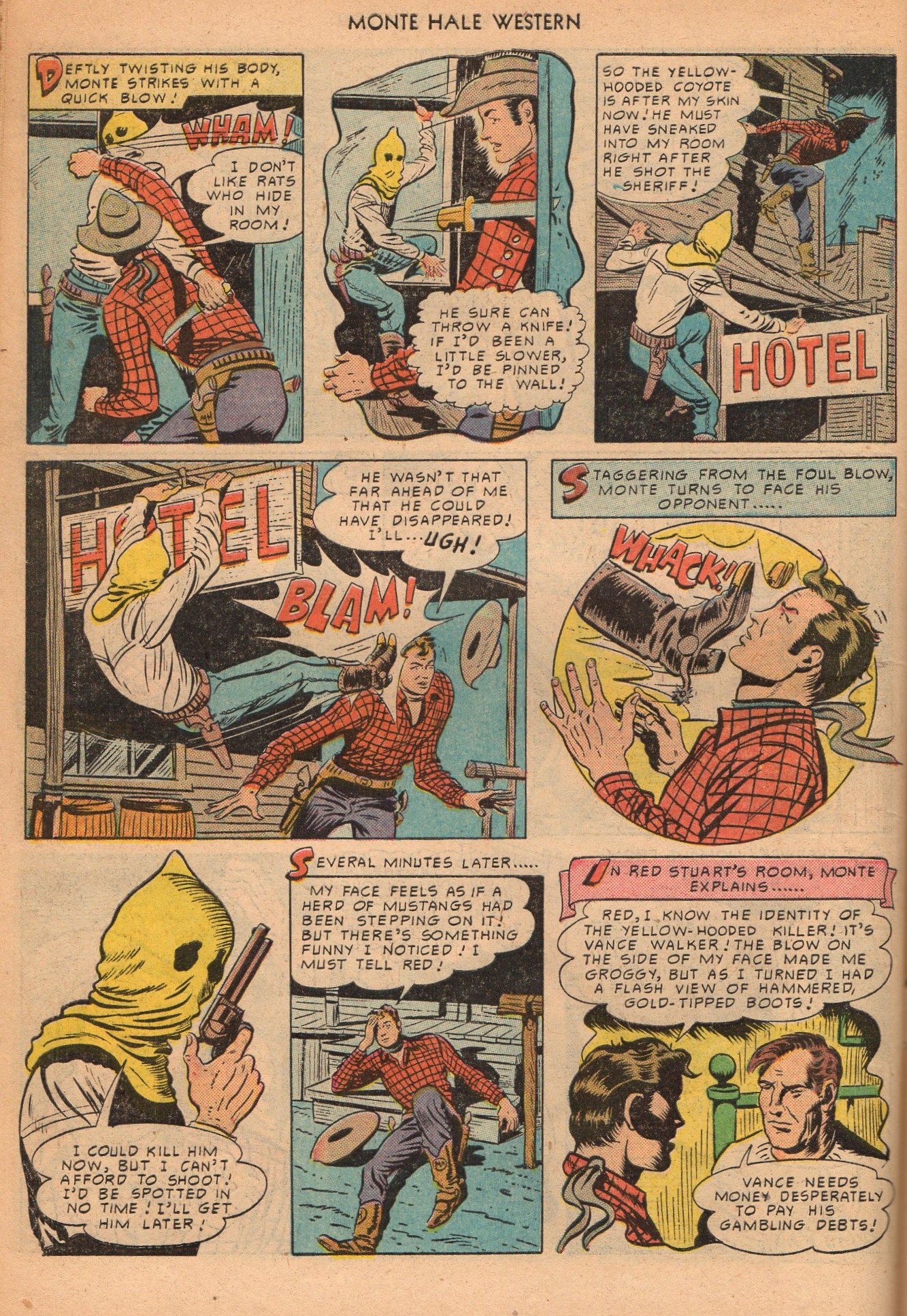 Read online Monte Hale Western comic -  Issue #51 - 22