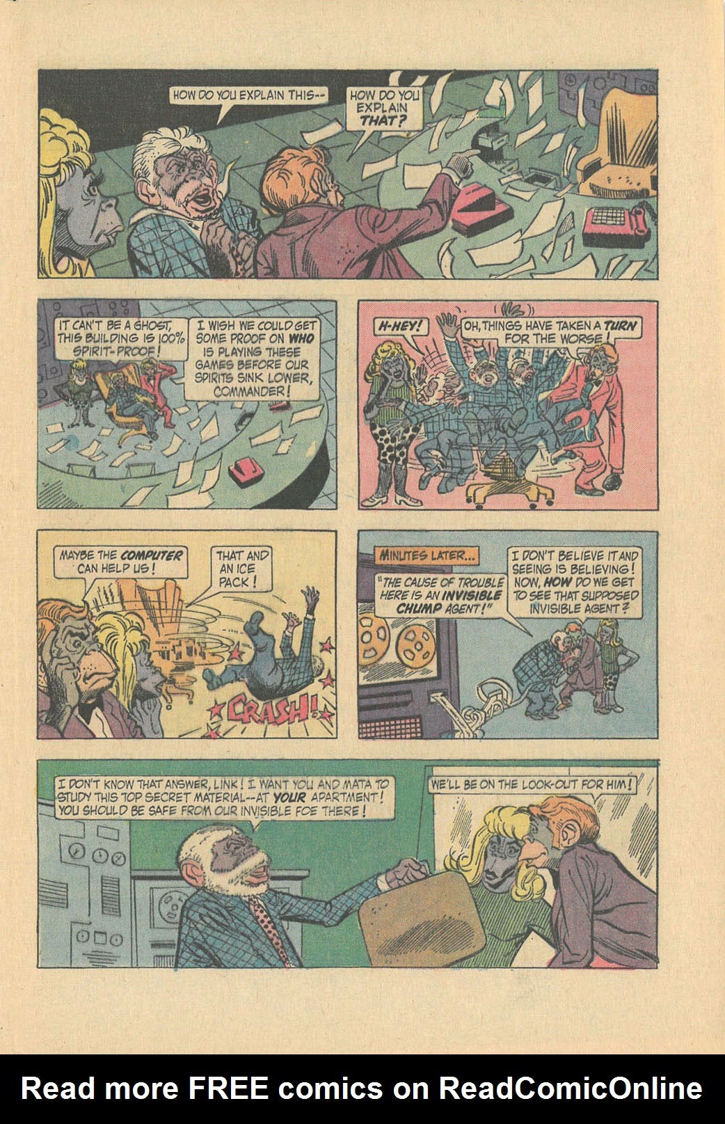 Read online Lancelot Link Secret Chimp comic -  Issue #7 - 5