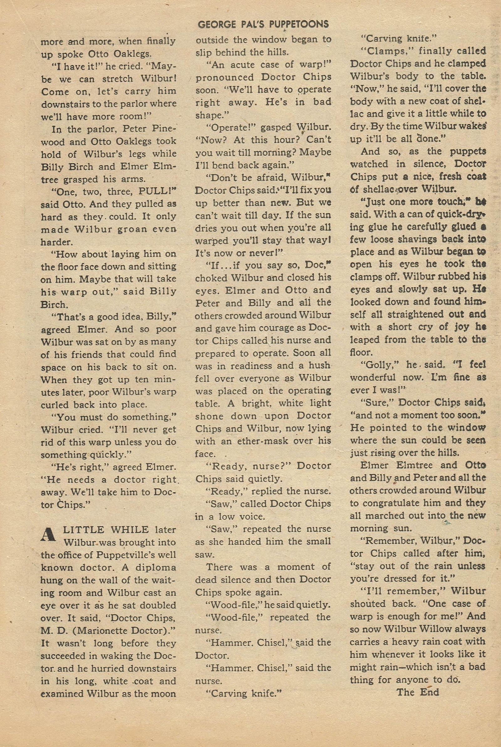 Read online George Pal's Puppetoons comic -  Issue #2 - 19