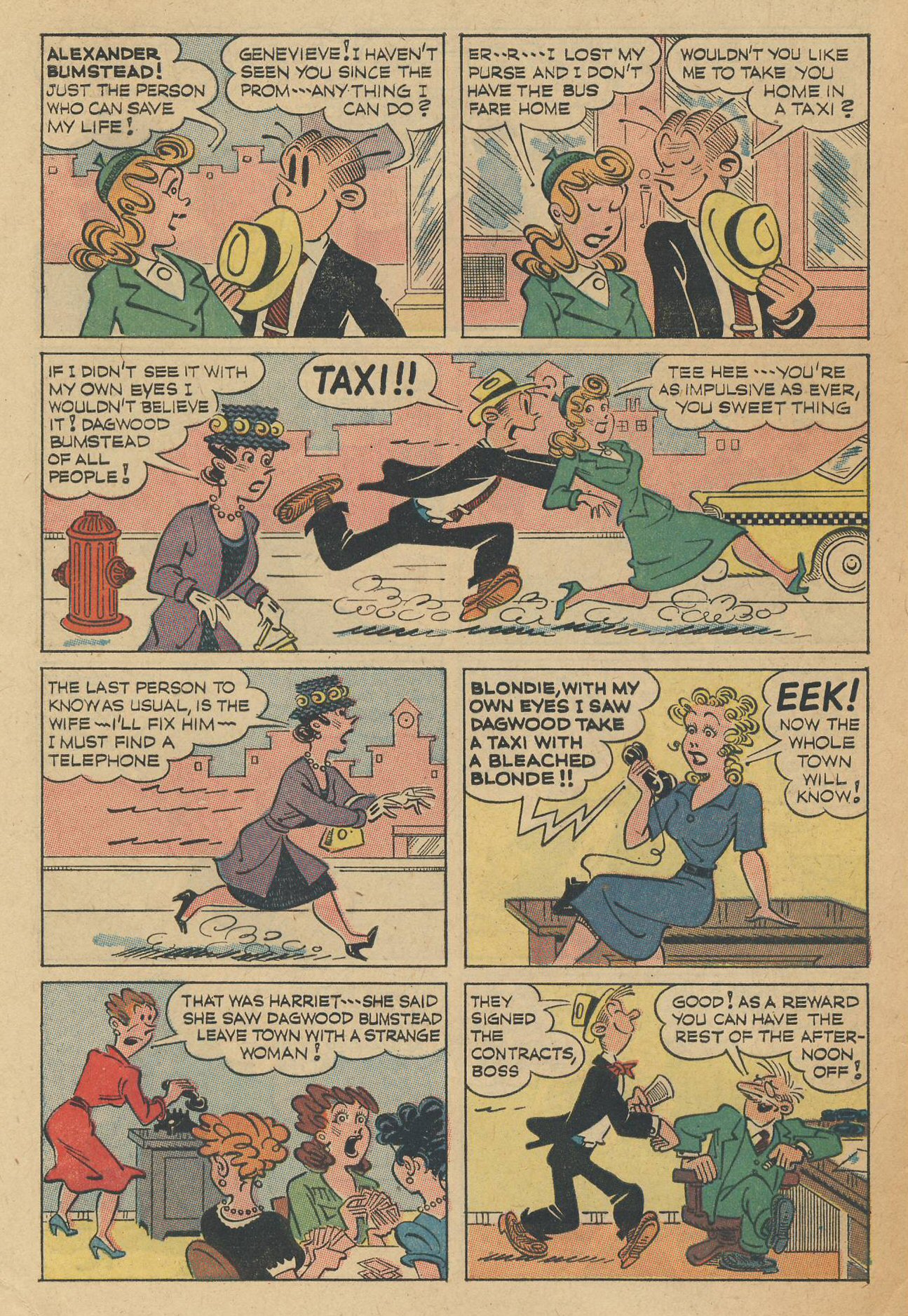 Read online Blondie Comics (1960) comic -  Issue #150 - 8