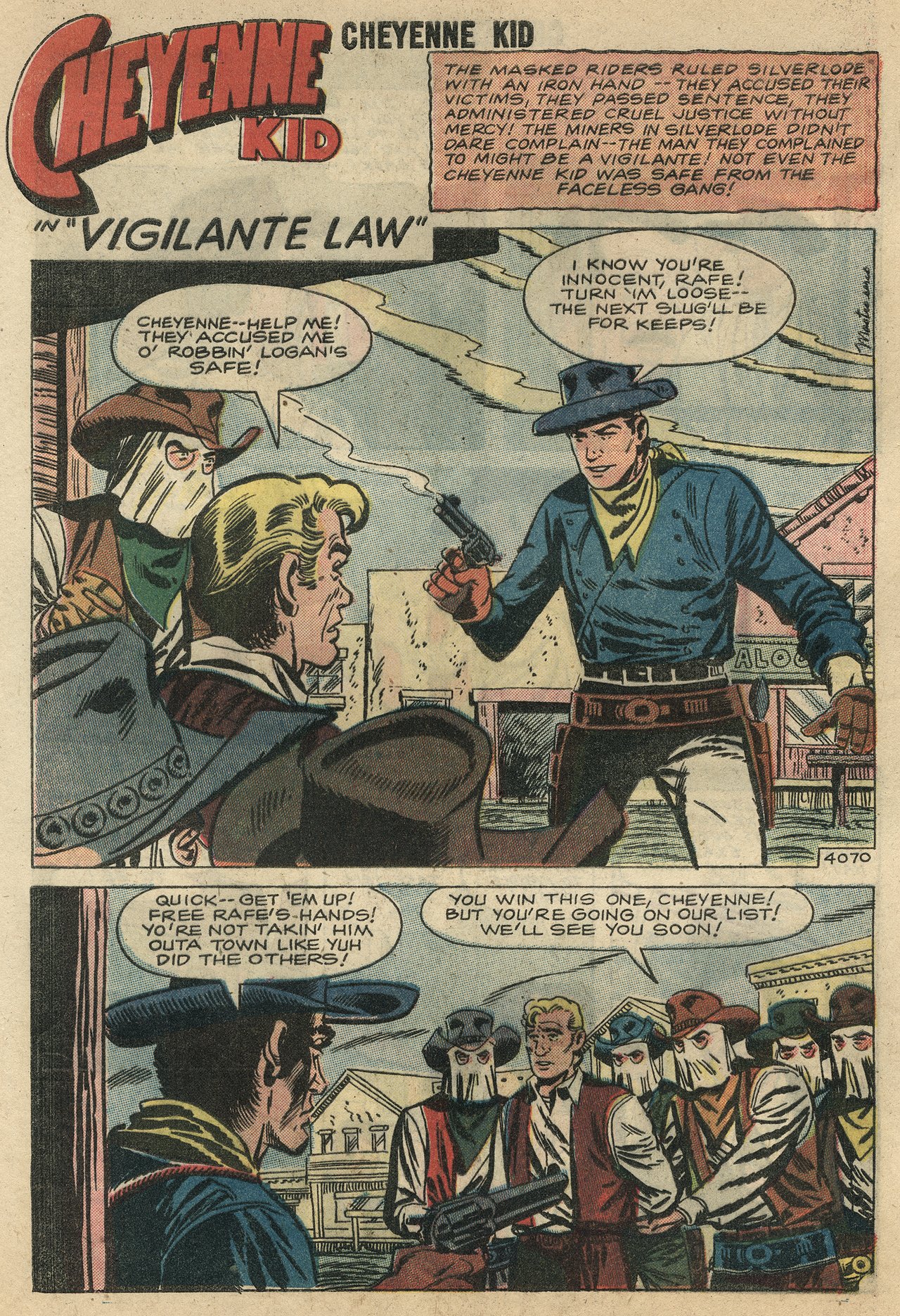 Read online Cheyenne Kid comic -  Issue #13 - 28