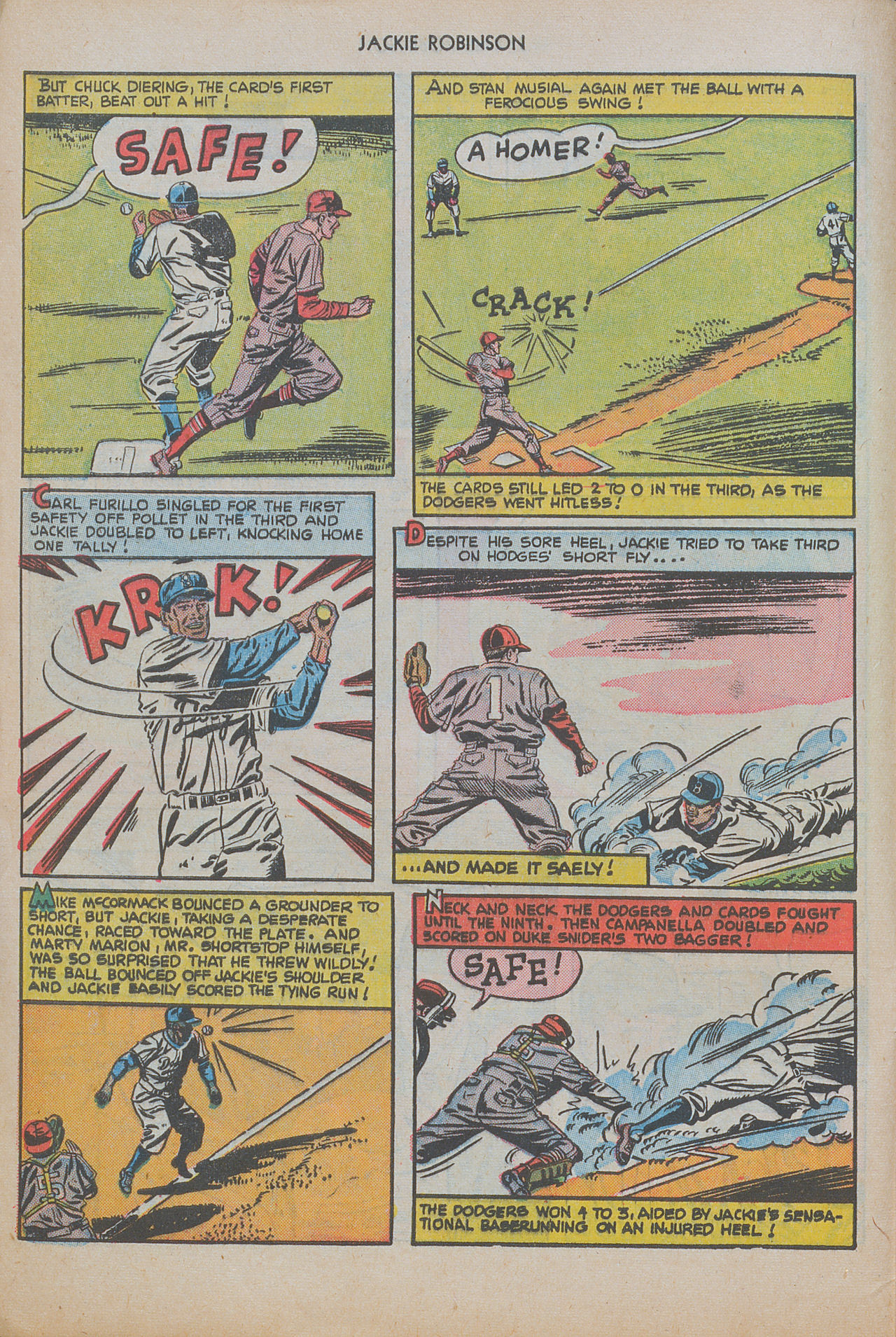 Read online Jackie Robinson comic -  Issue #5 - 8