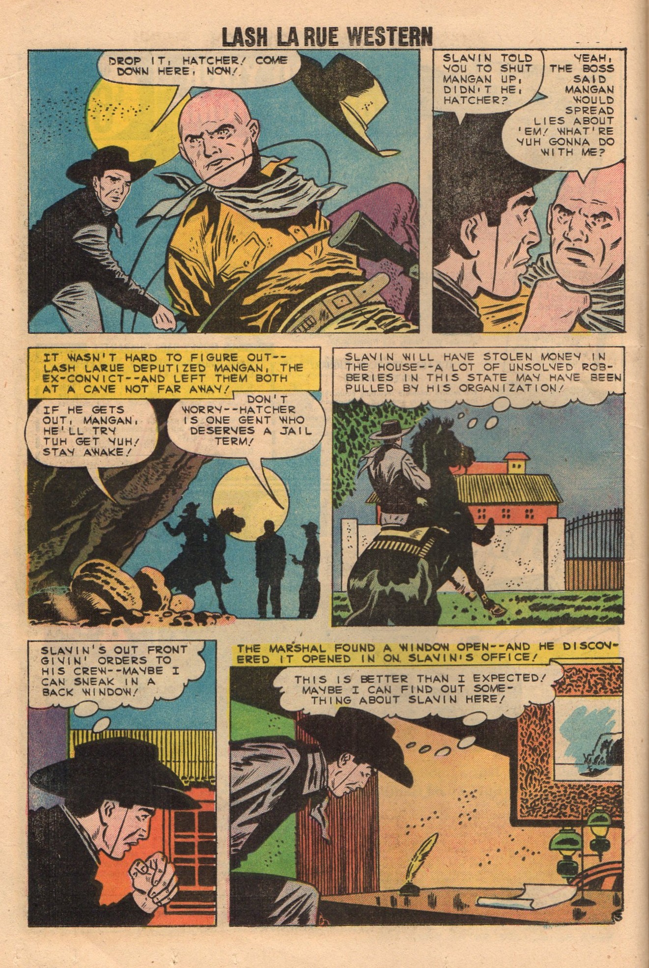 Read online Lash Larue Western (1949) comic -  Issue #75 - 16