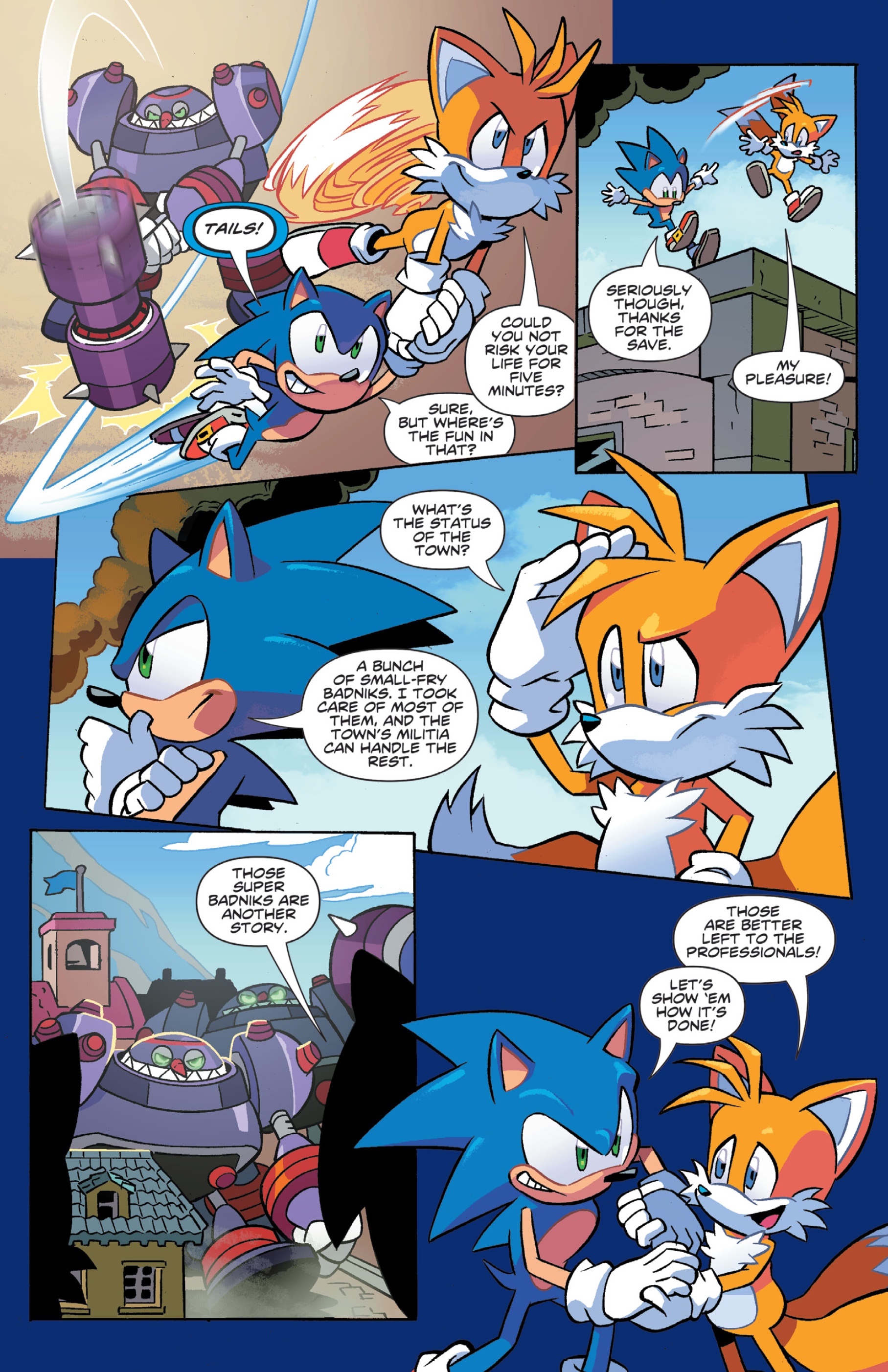 Read online Sonic the Hedgehog: Sonic & Tails: Best Buds Forever comic -  Issue # TPB - 14