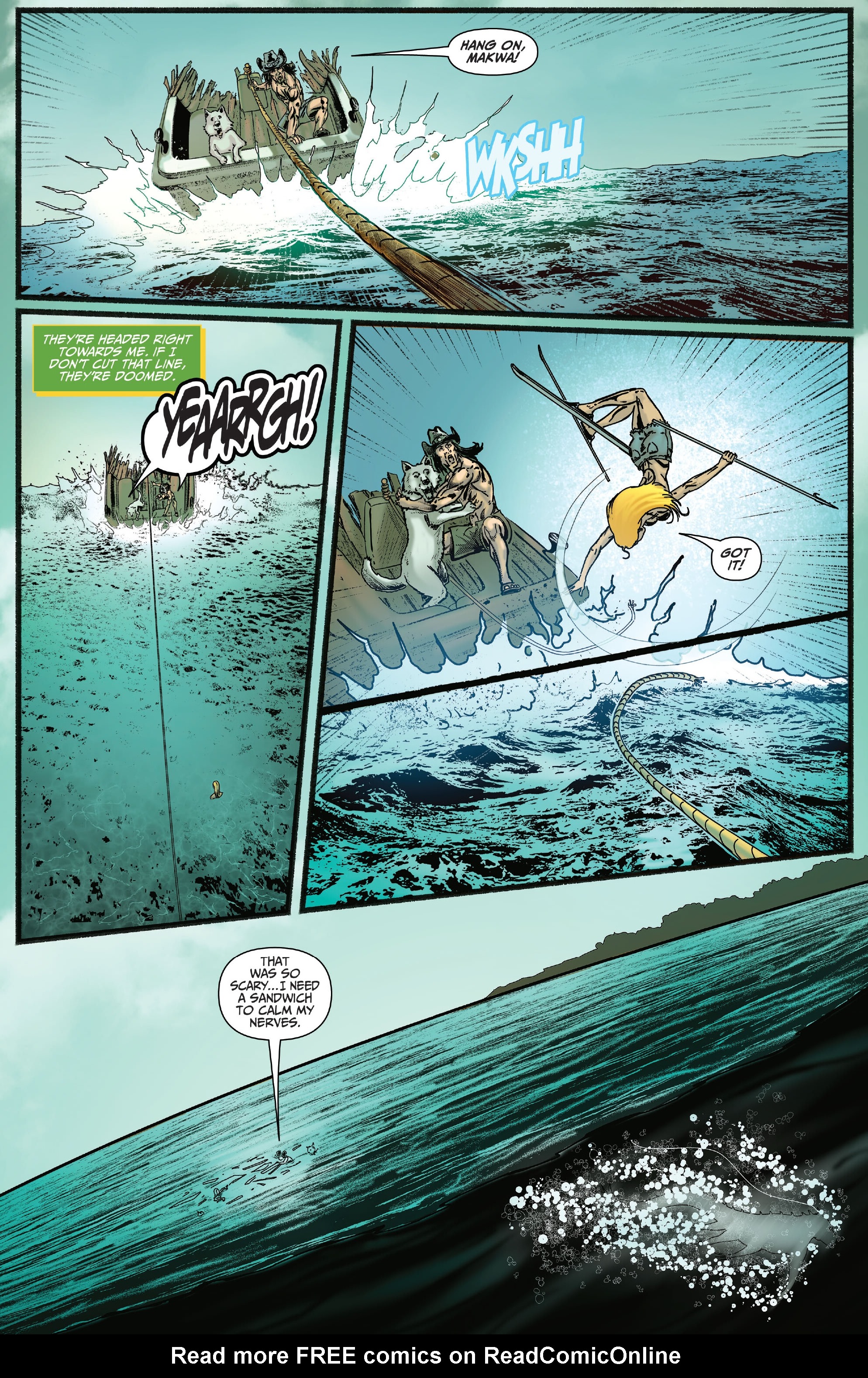 Read online Robyn Hood: Blood in Water comic -  Issue # Full - 11