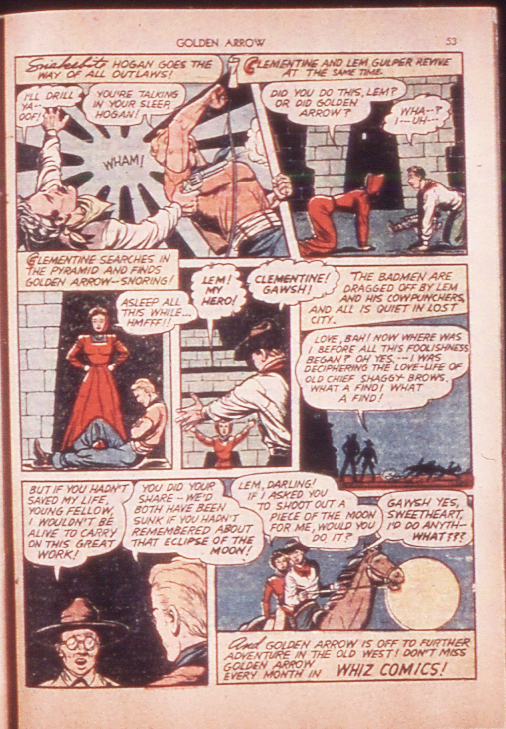 Read online Golden Arrow comic -  Issue #1 - 52
