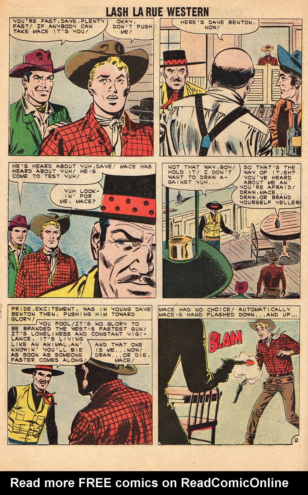 Read online Lash Larue Western (1949) comic -  Issue #84 - 18