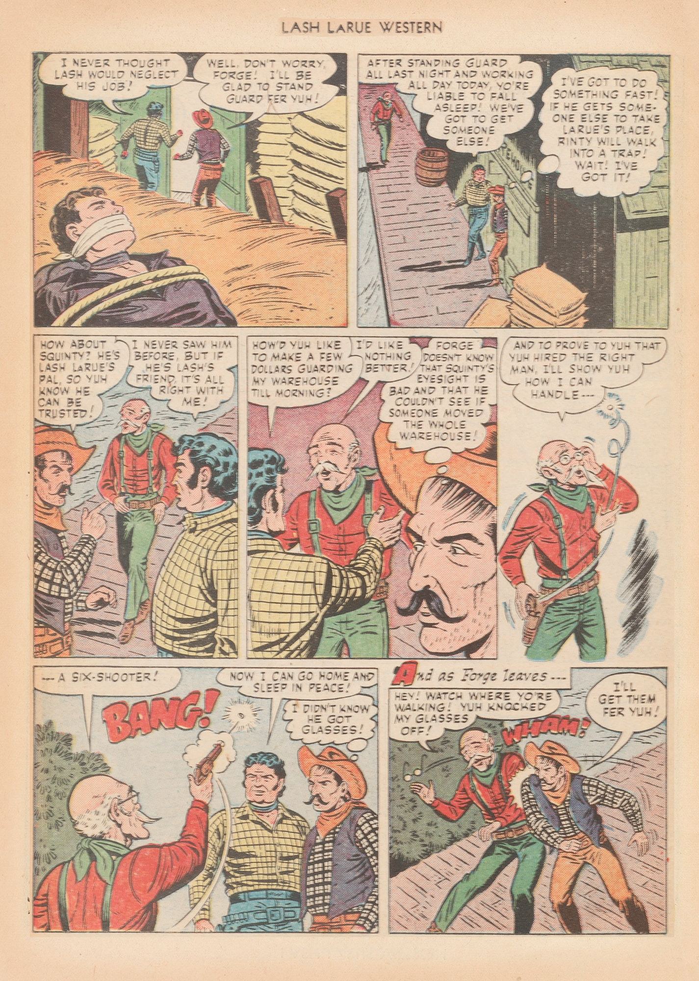 Read online Lash Larue Western (1949) comic -  Issue #12 - 30