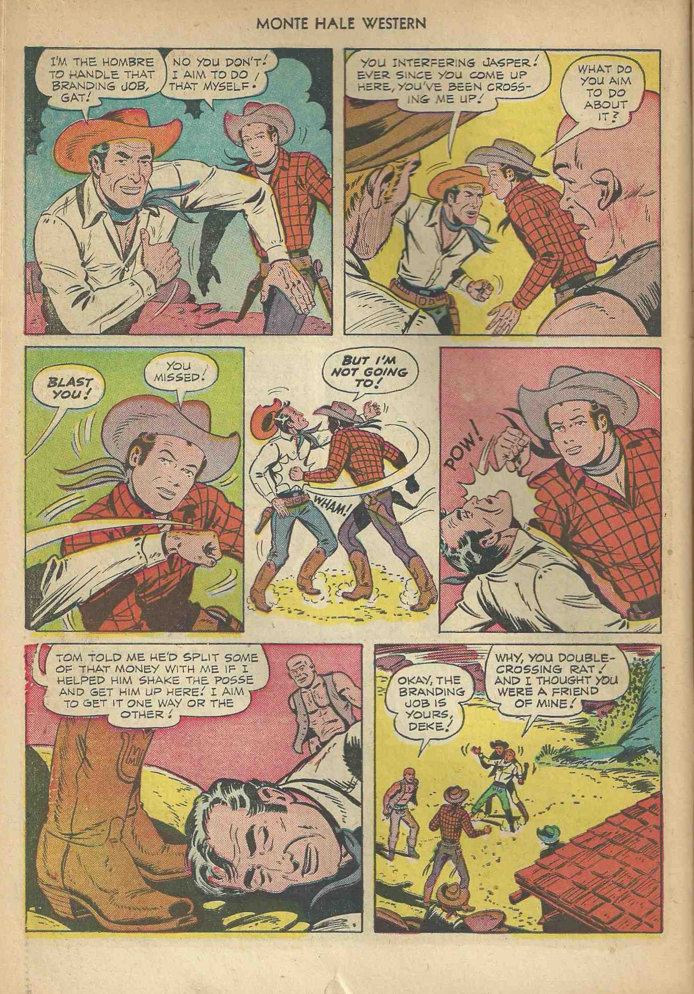 Read online Monte Hale Western comic -  Issue #57 - 14