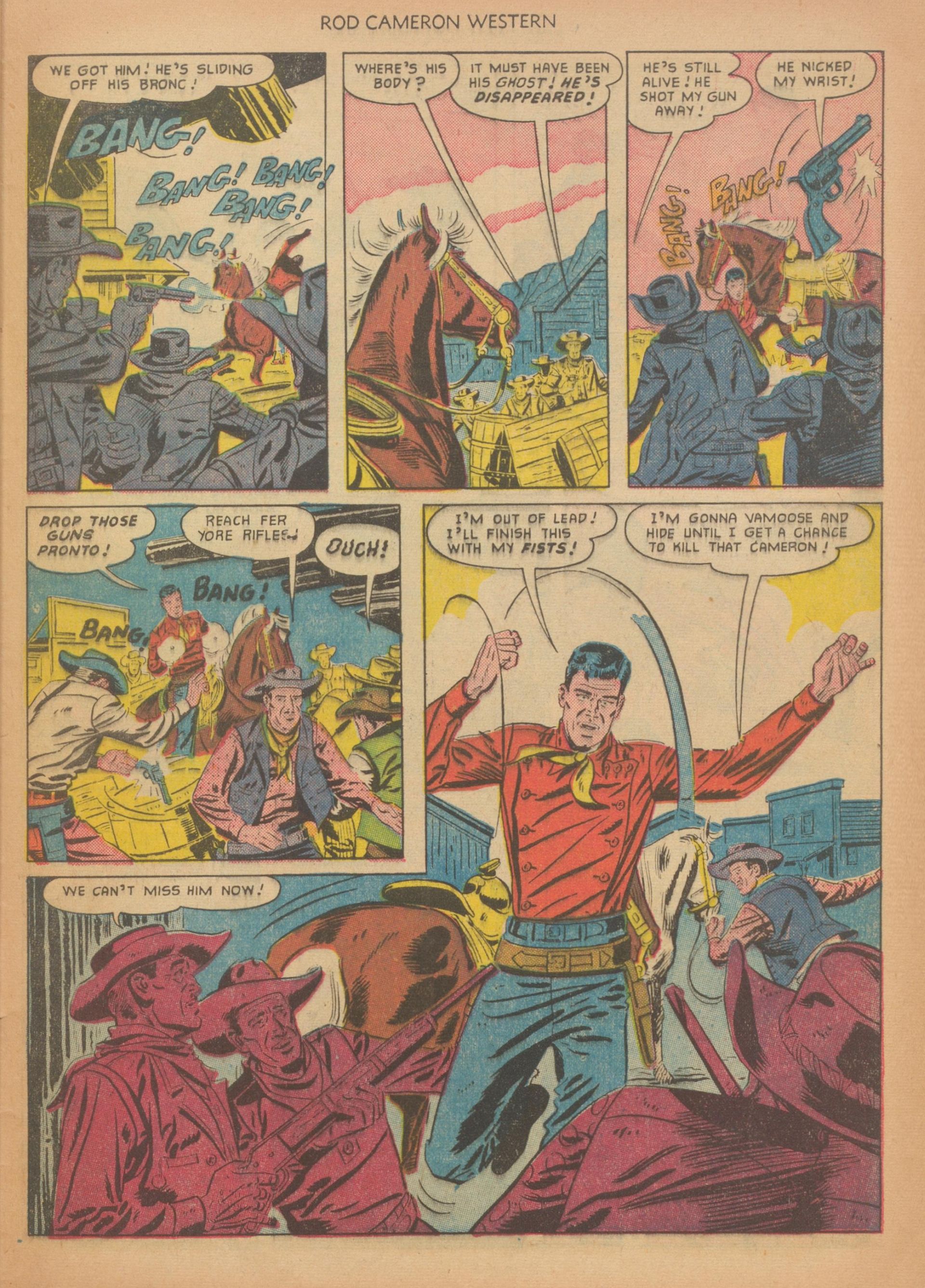 Read online Rod Cameron Western comic -  Issue #10 - 29