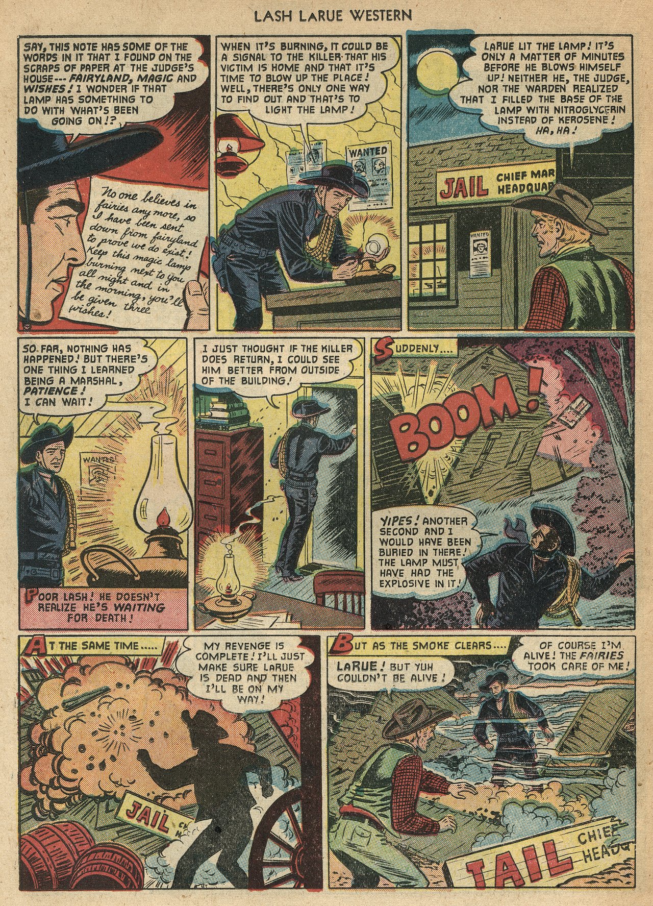 Read online Lash Larue Western (1949) comic -  Issue #22 - 22