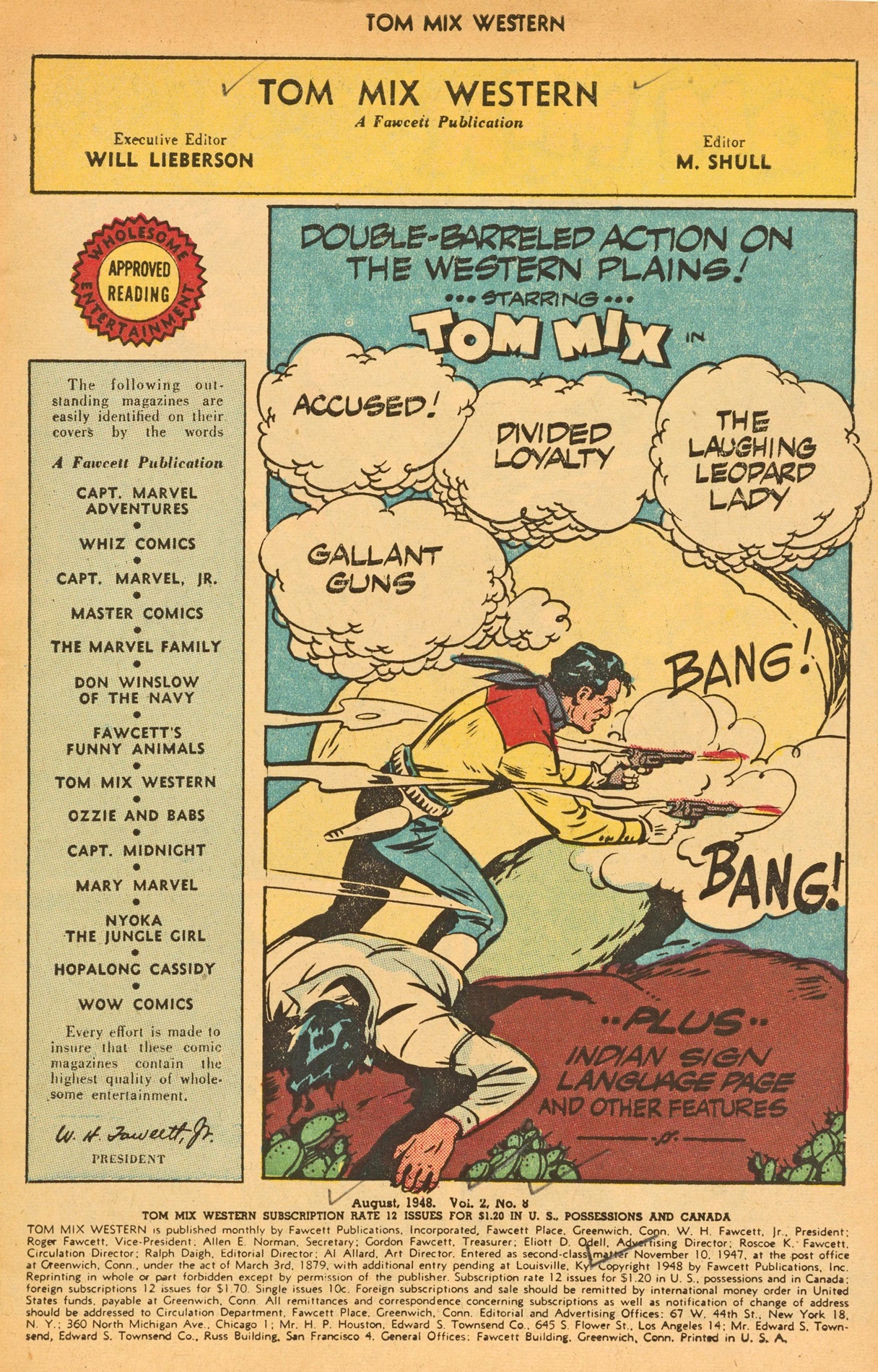 Read online Tom Mix Western (1948) comic -  Issue #8 - 3