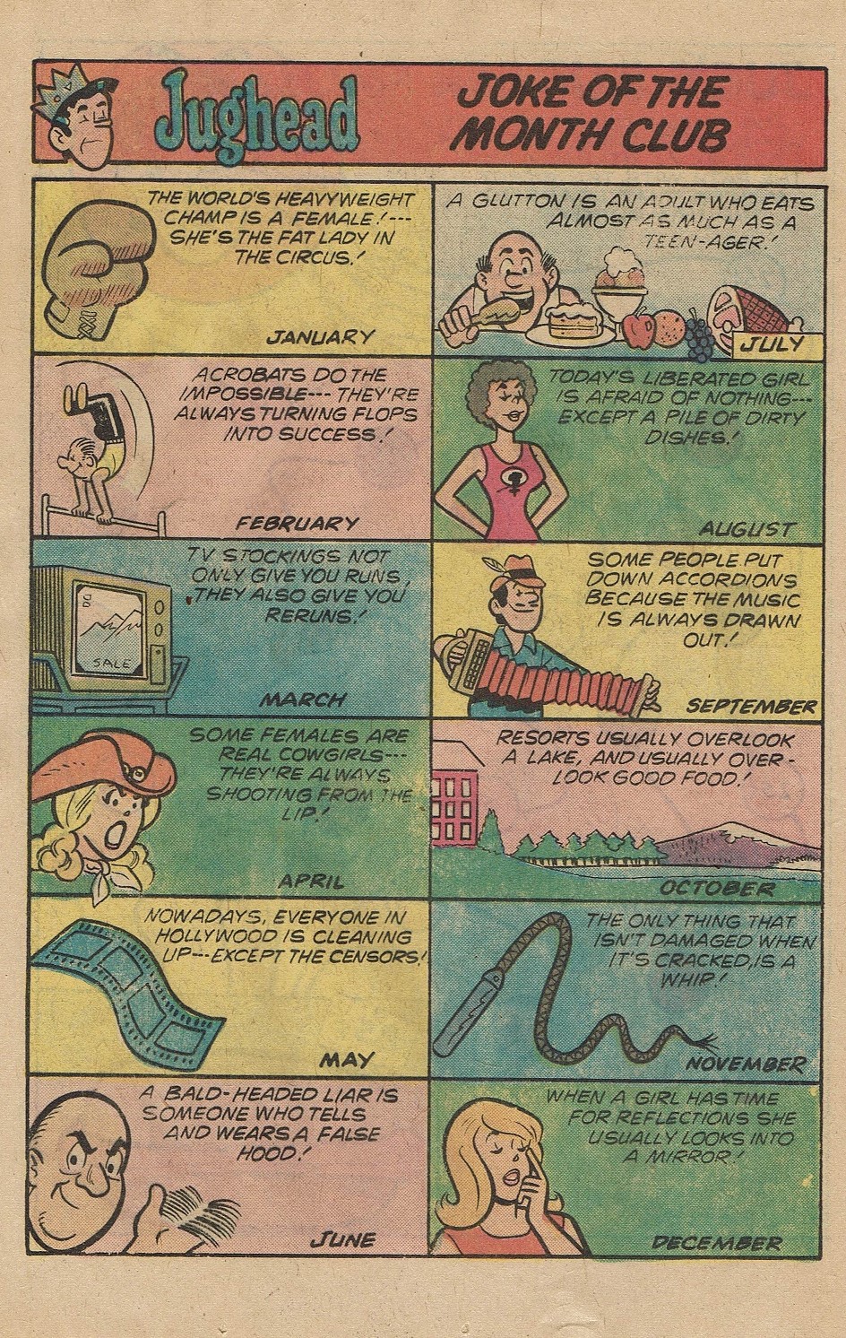 Read online Jughead's Jokes comic -  Issue #54 - 24