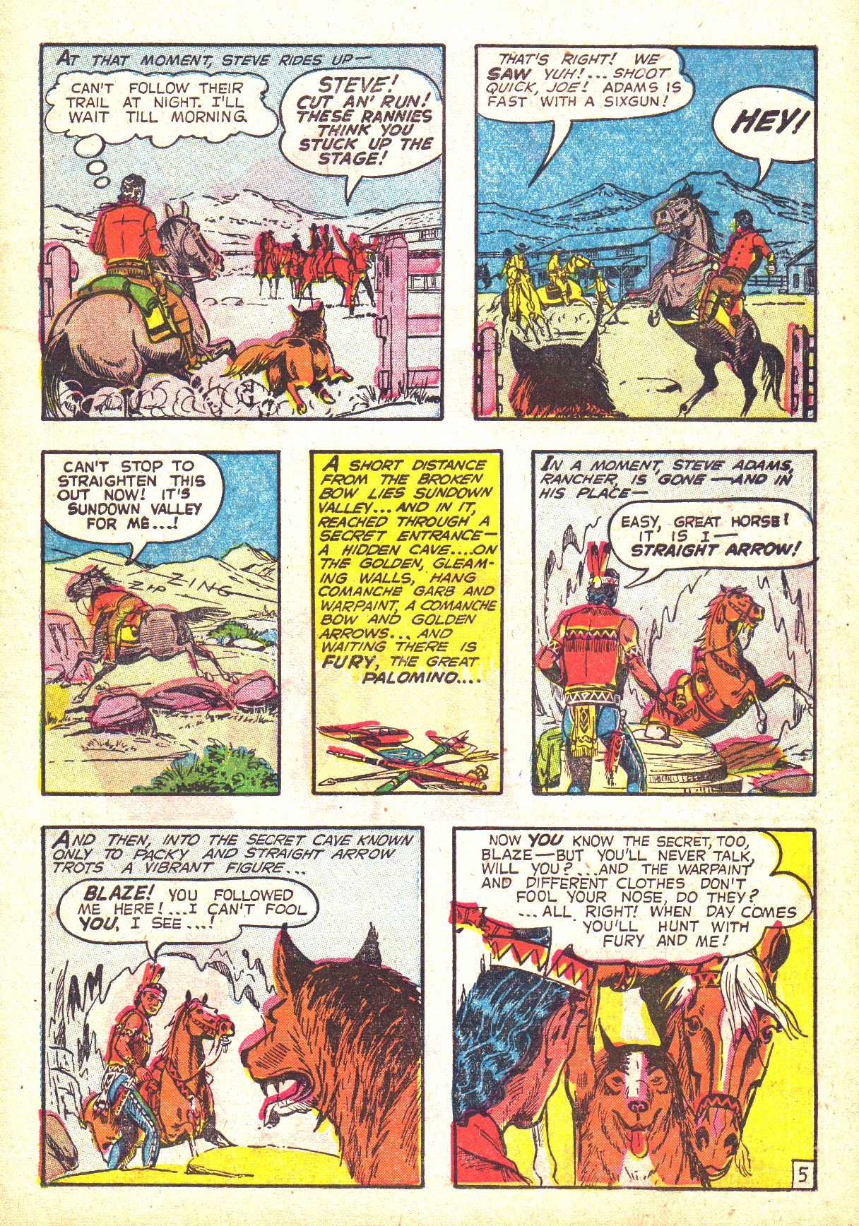 Read online Straight Arrow comic -  Issue #43 - 7