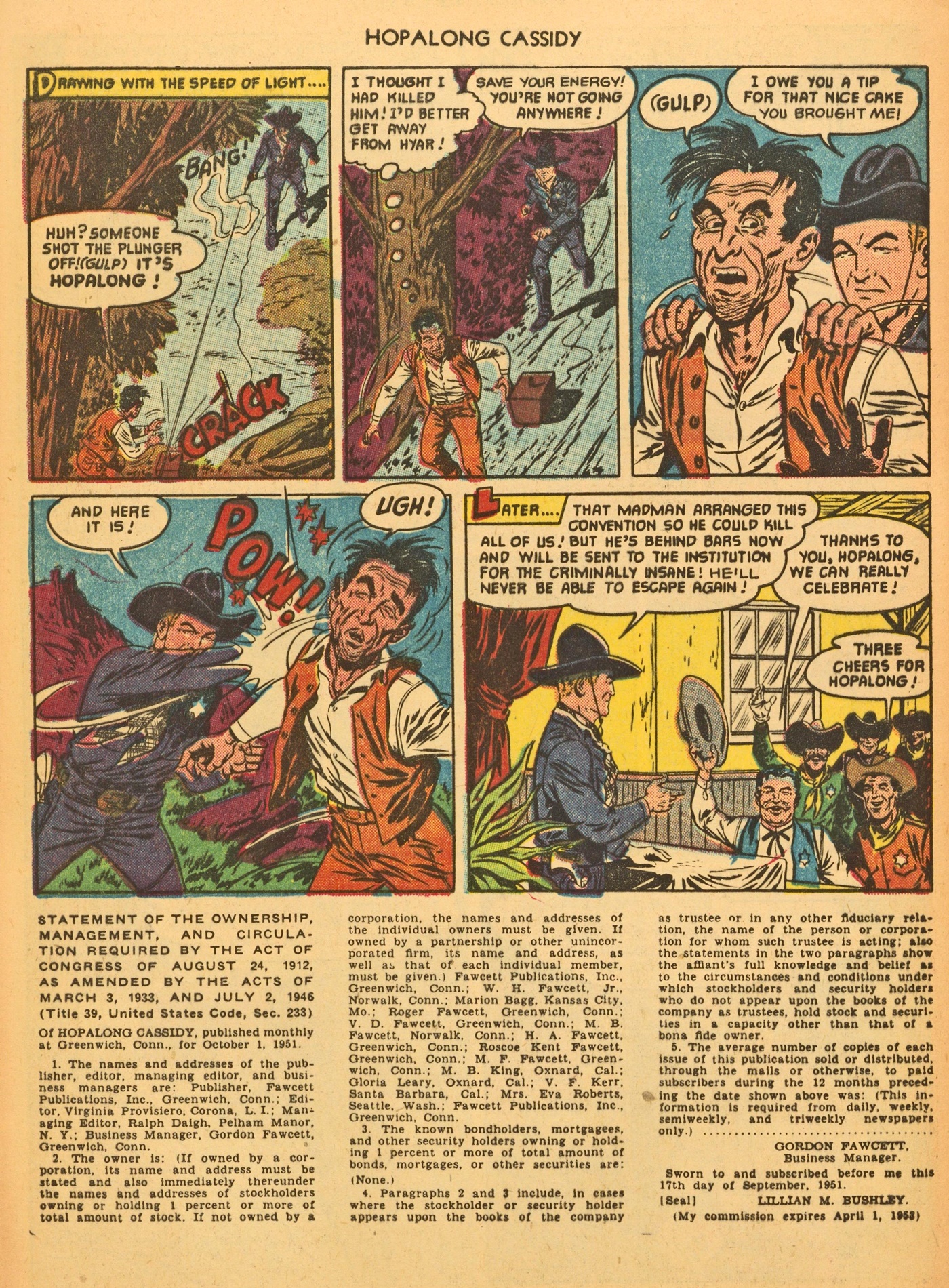 Read online Hopalong Cassidy comic -  Issue #63 - 32