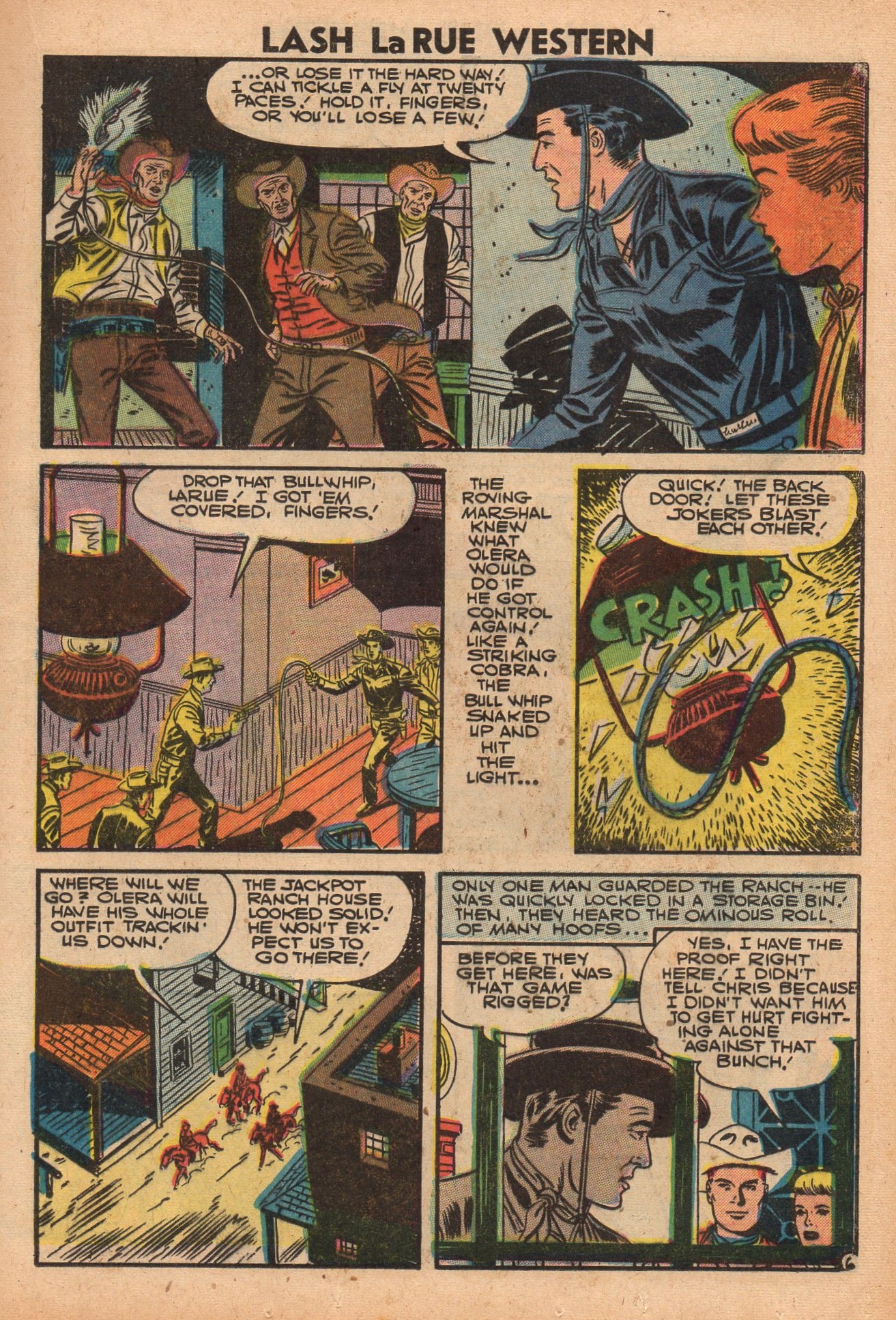 Read online Lash Larue Western (1949) comic -  Issue #64 - 17