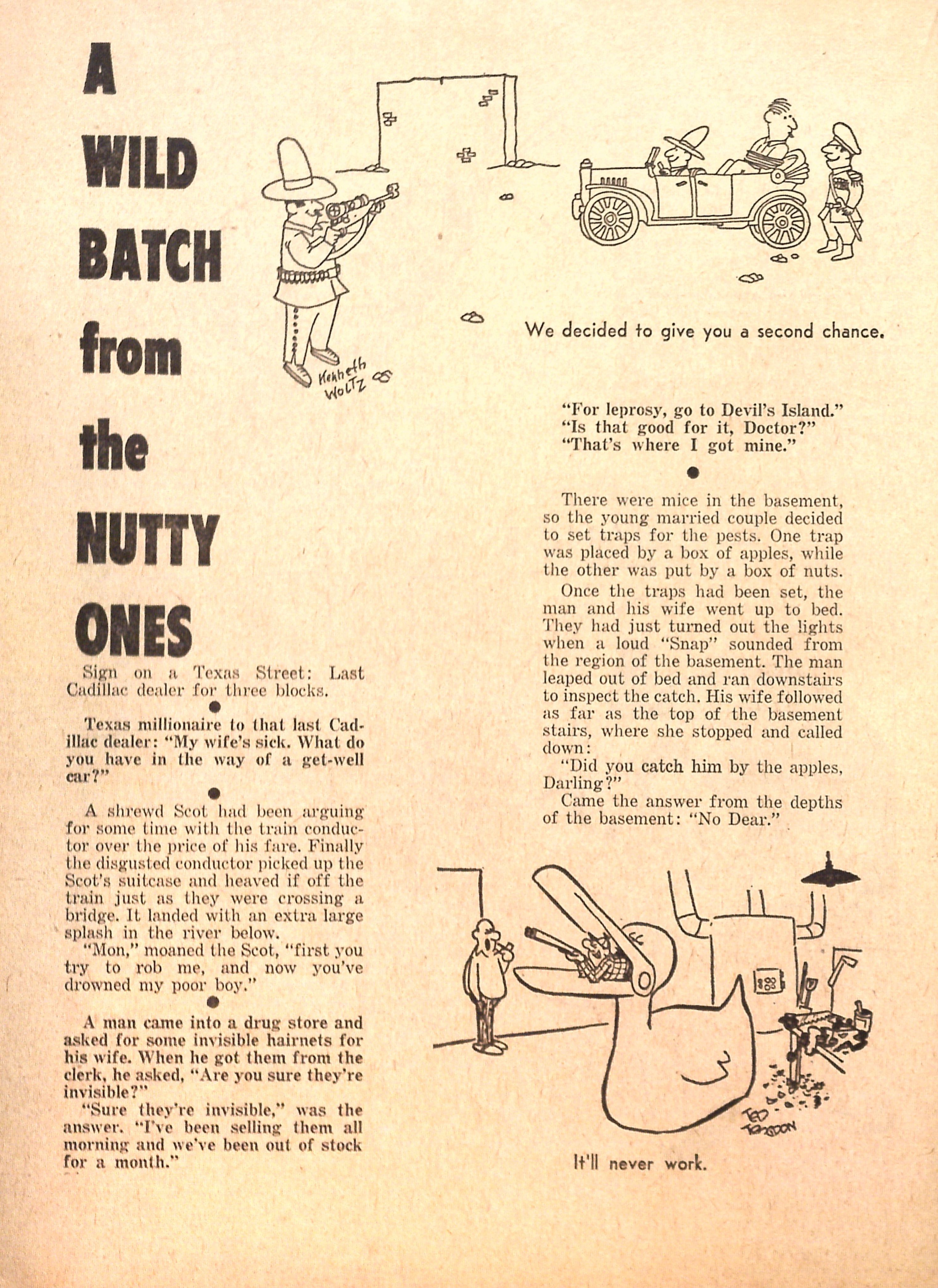 Read online Cartoons and Gags comic -  Issue #33 - 22