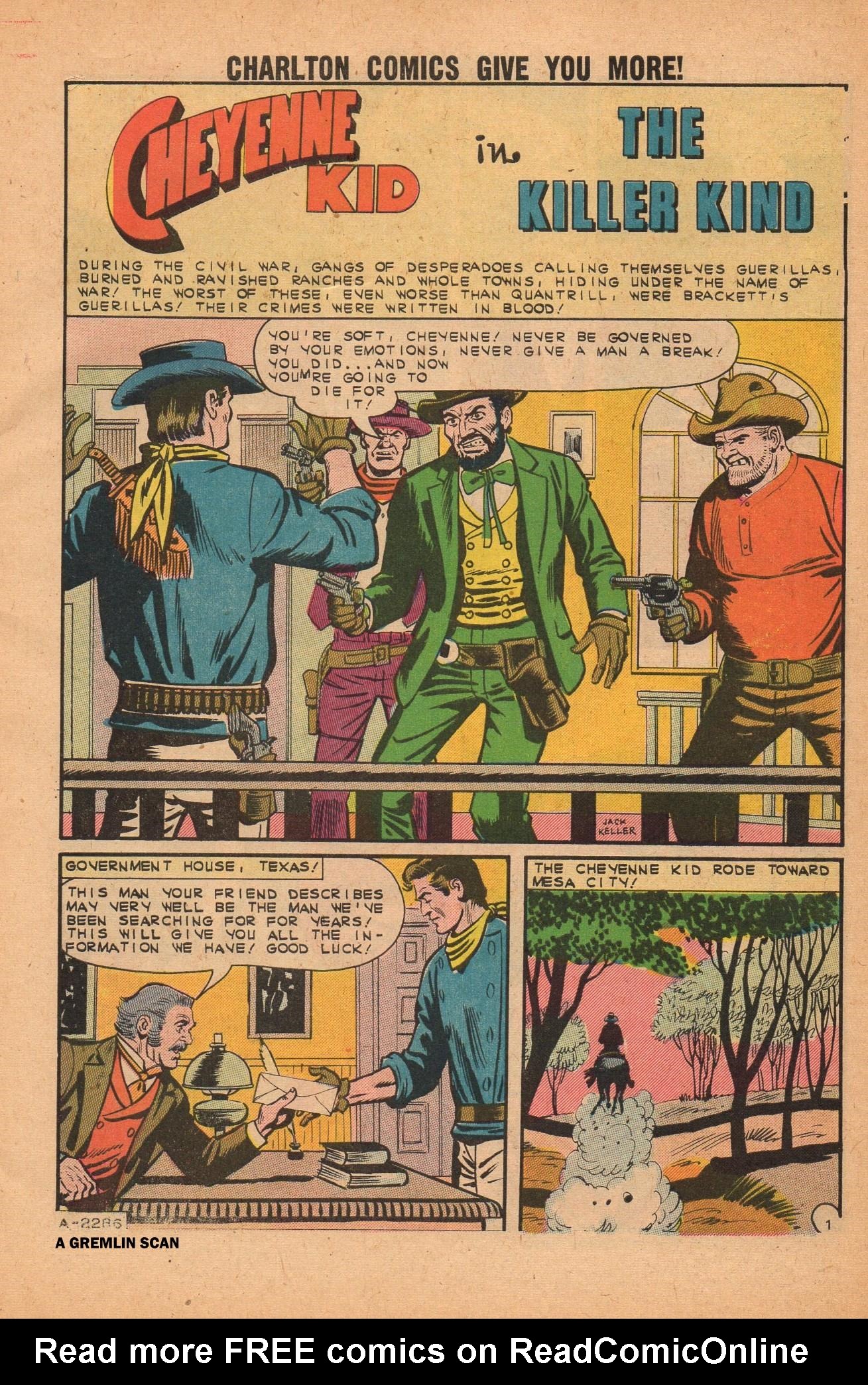 Read online Cheyenne Kid comic -  Issue #40 - 3