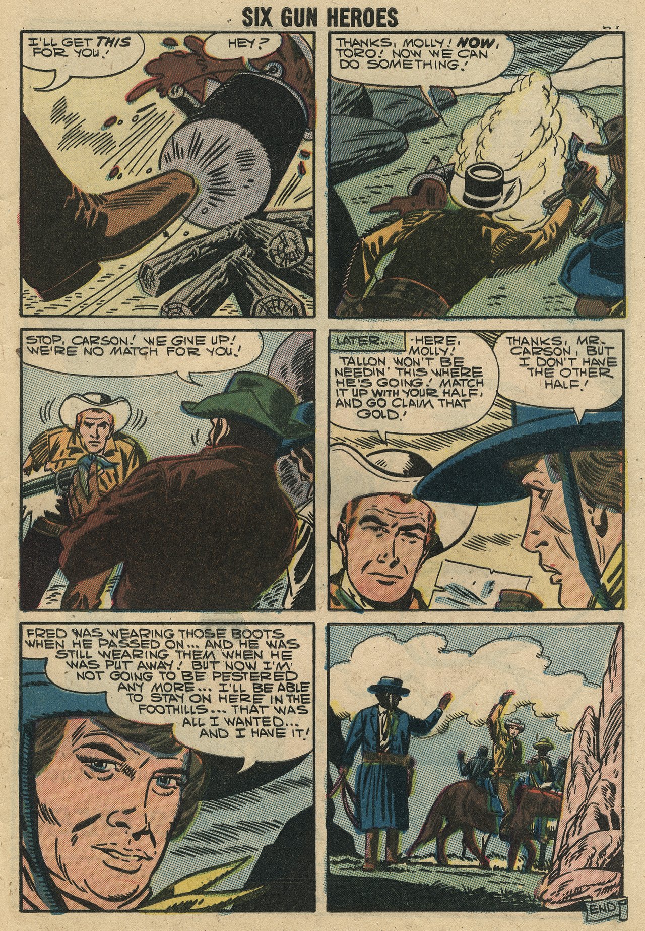 Read online Six-Gun Heroes comic -  Issue #45 - 29