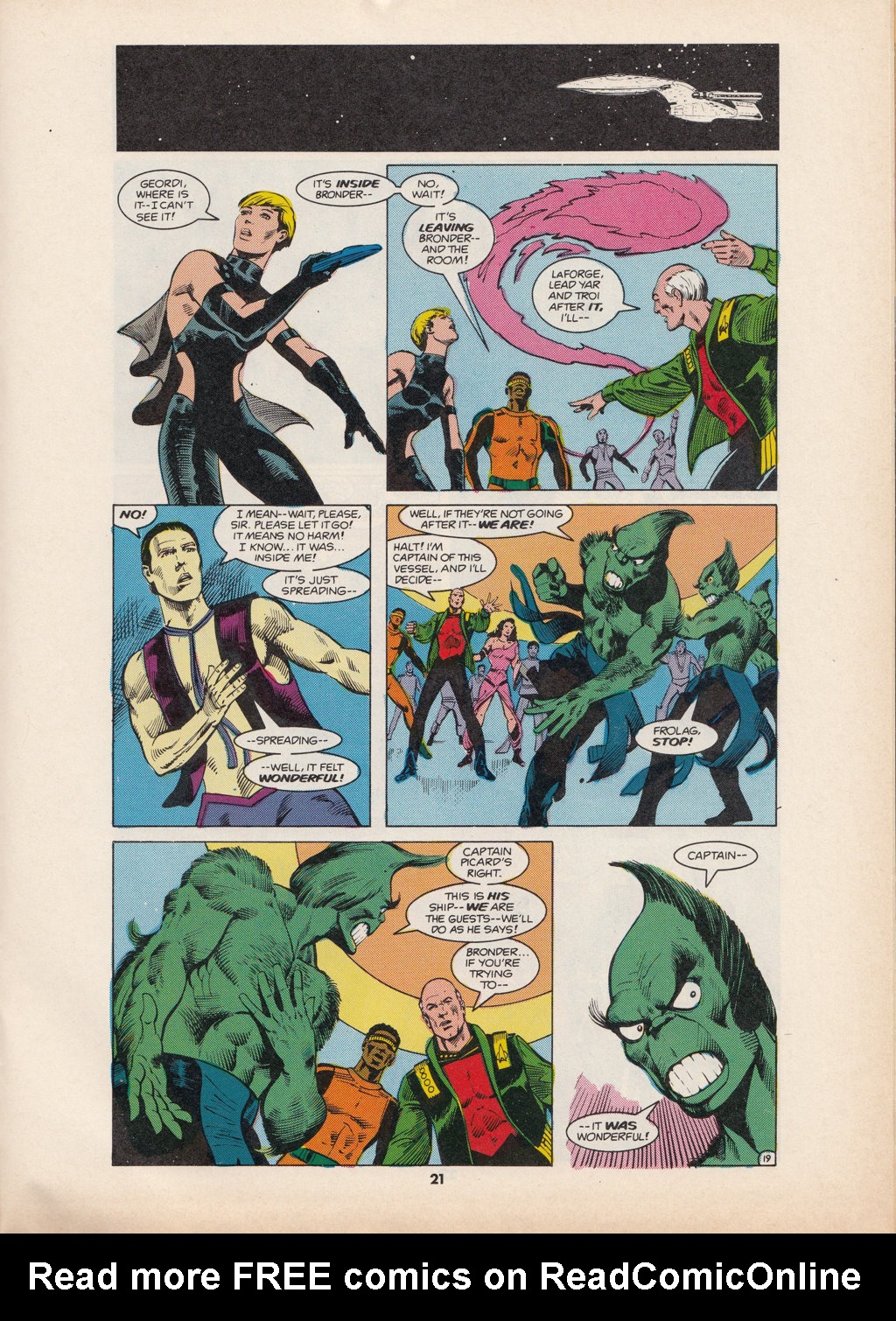 Read online Star Trek The Next Generation (1990) comic -  Issue #3 - 21