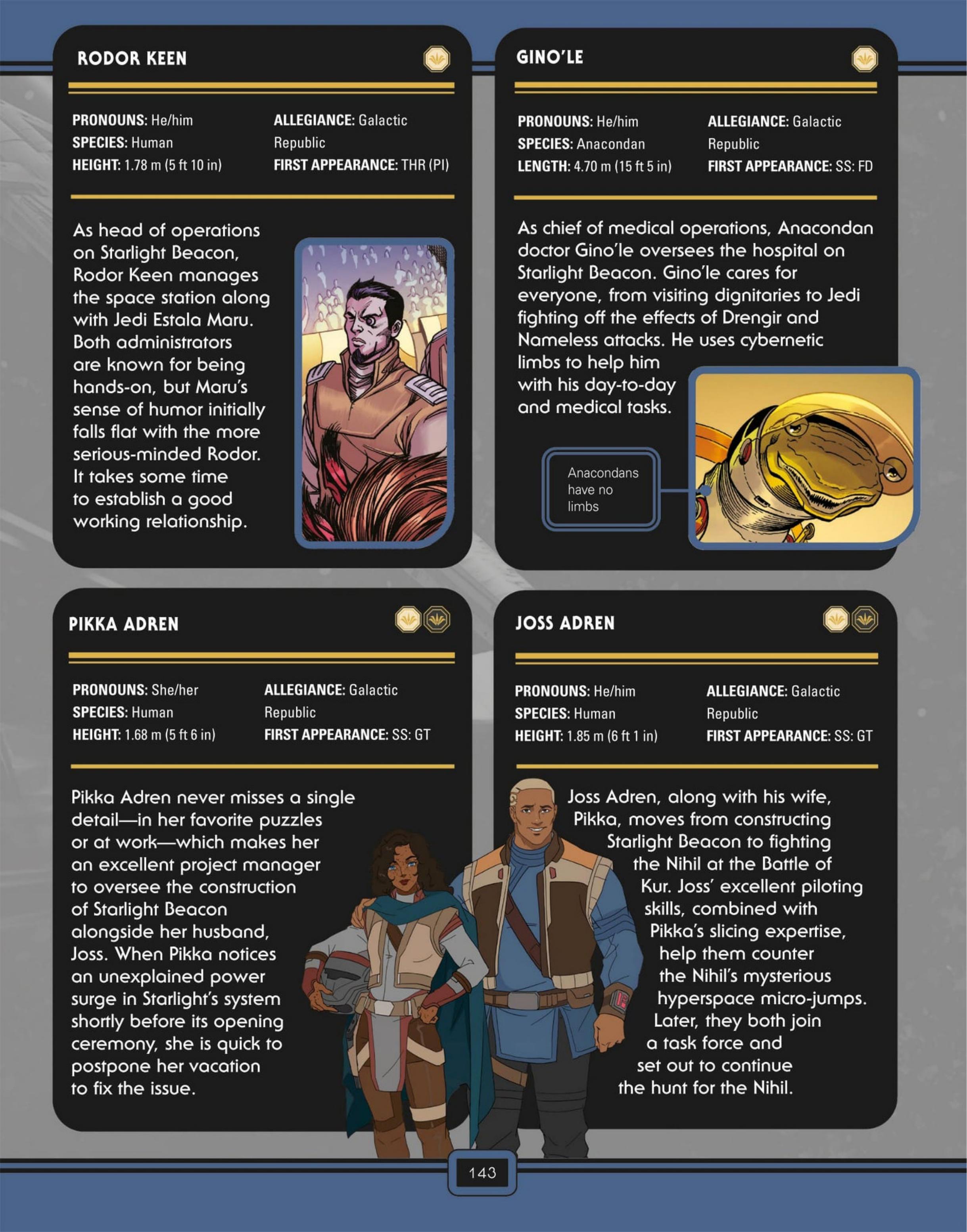 Read online Star Wars: The High Republic Character Encyclopedia comic -  Issue # TPB (Part 2) - 46
