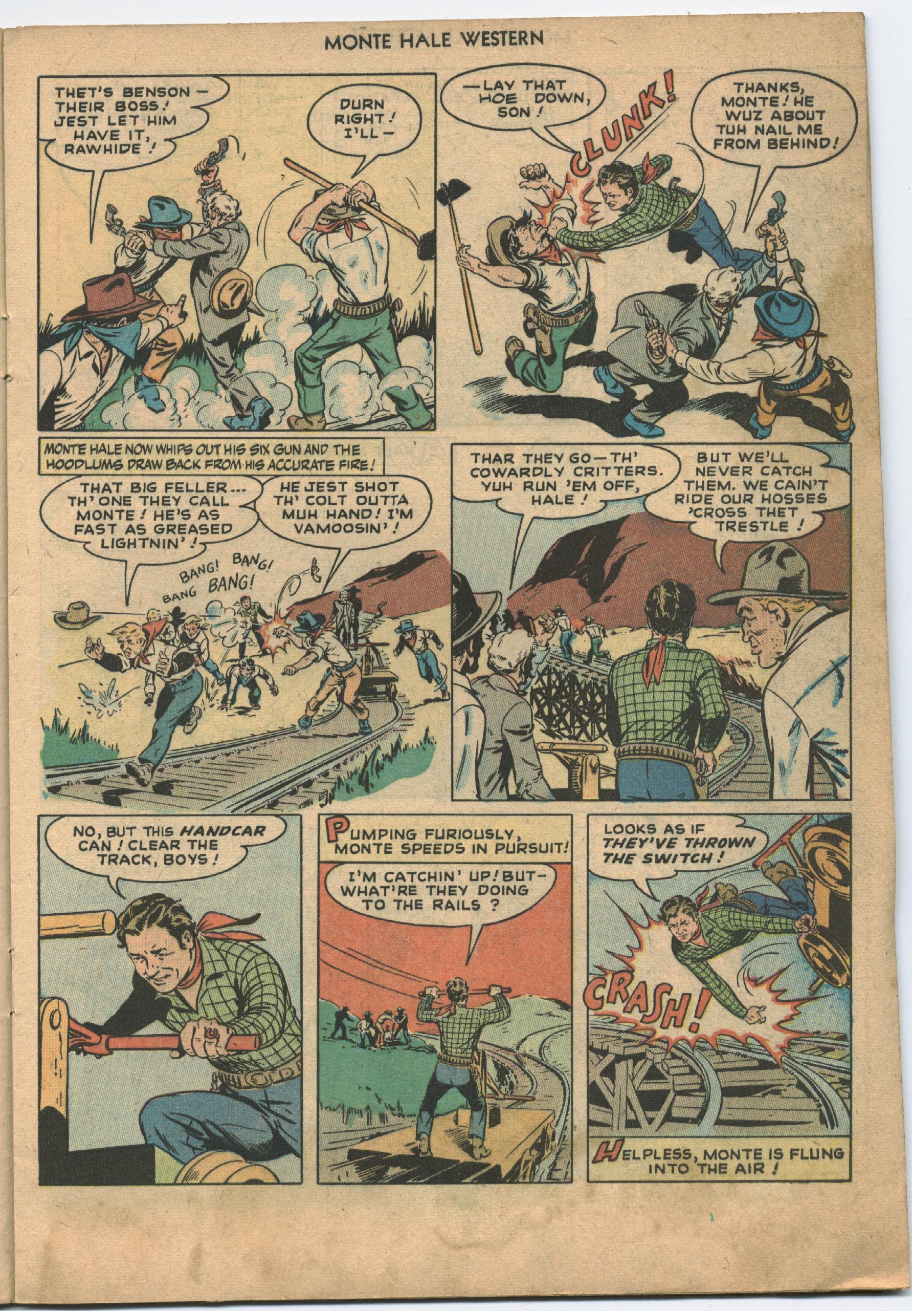 Read online Monte Hale Western comic -  Issue #29 - 21