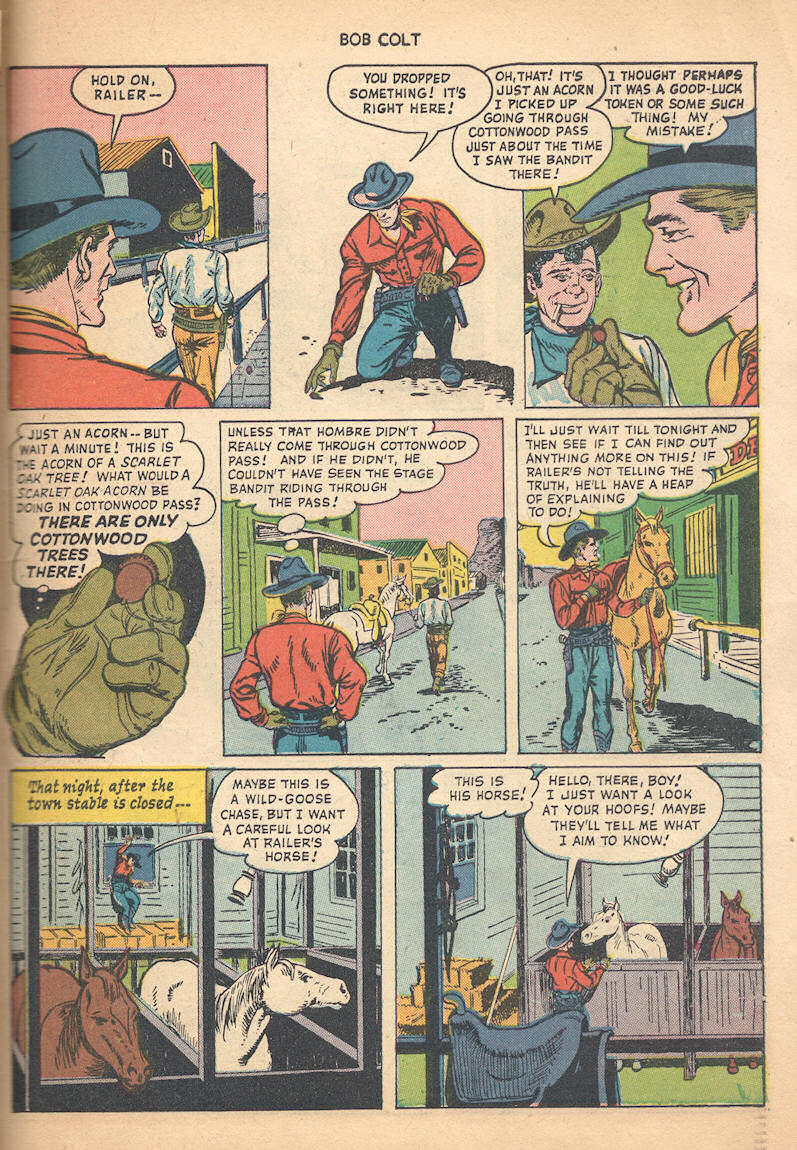 Read online Bob Colt Western comic -  Issue #1 - 31