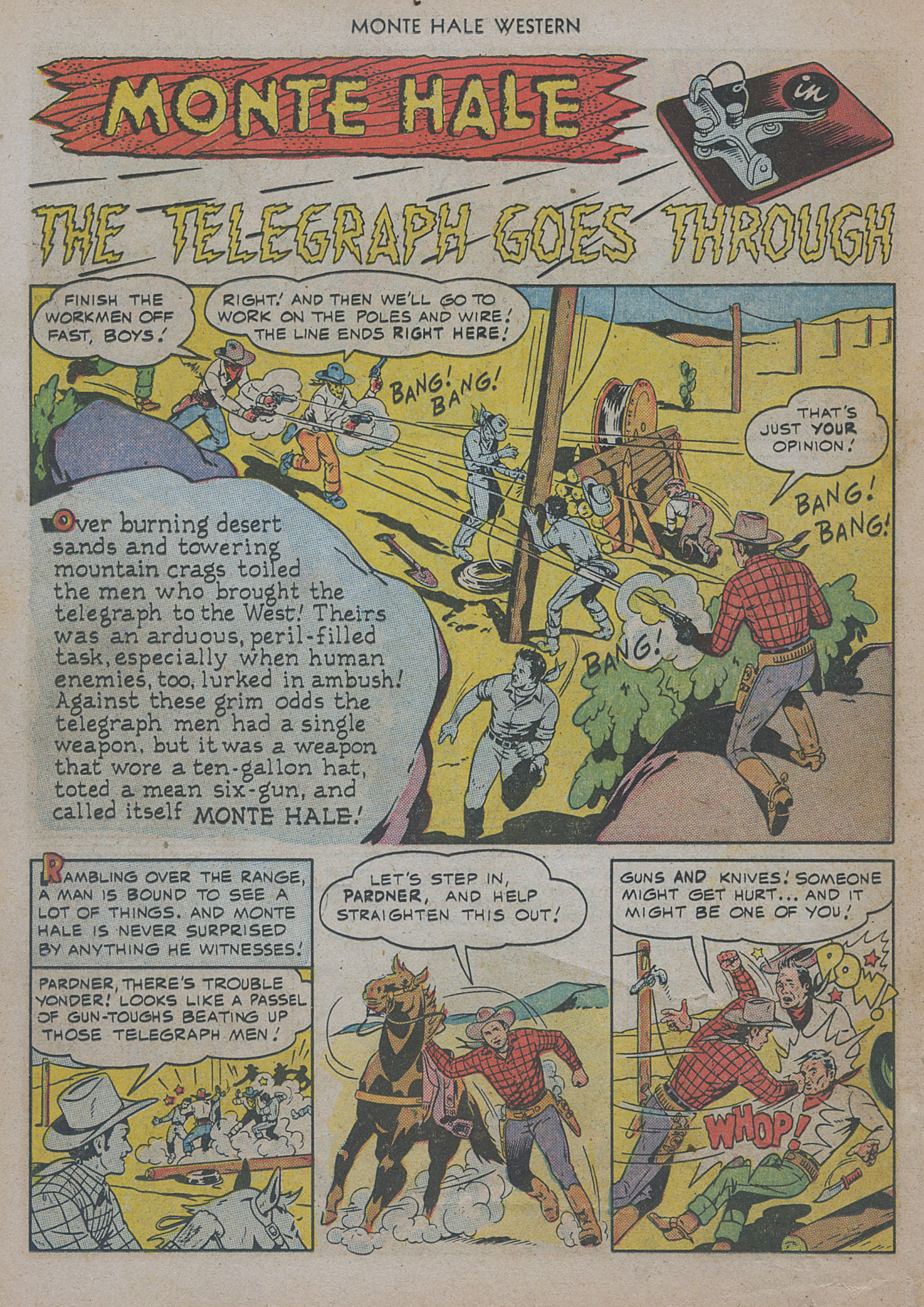 Read online Monte Hale Western comic -  Issue #47 - 26
