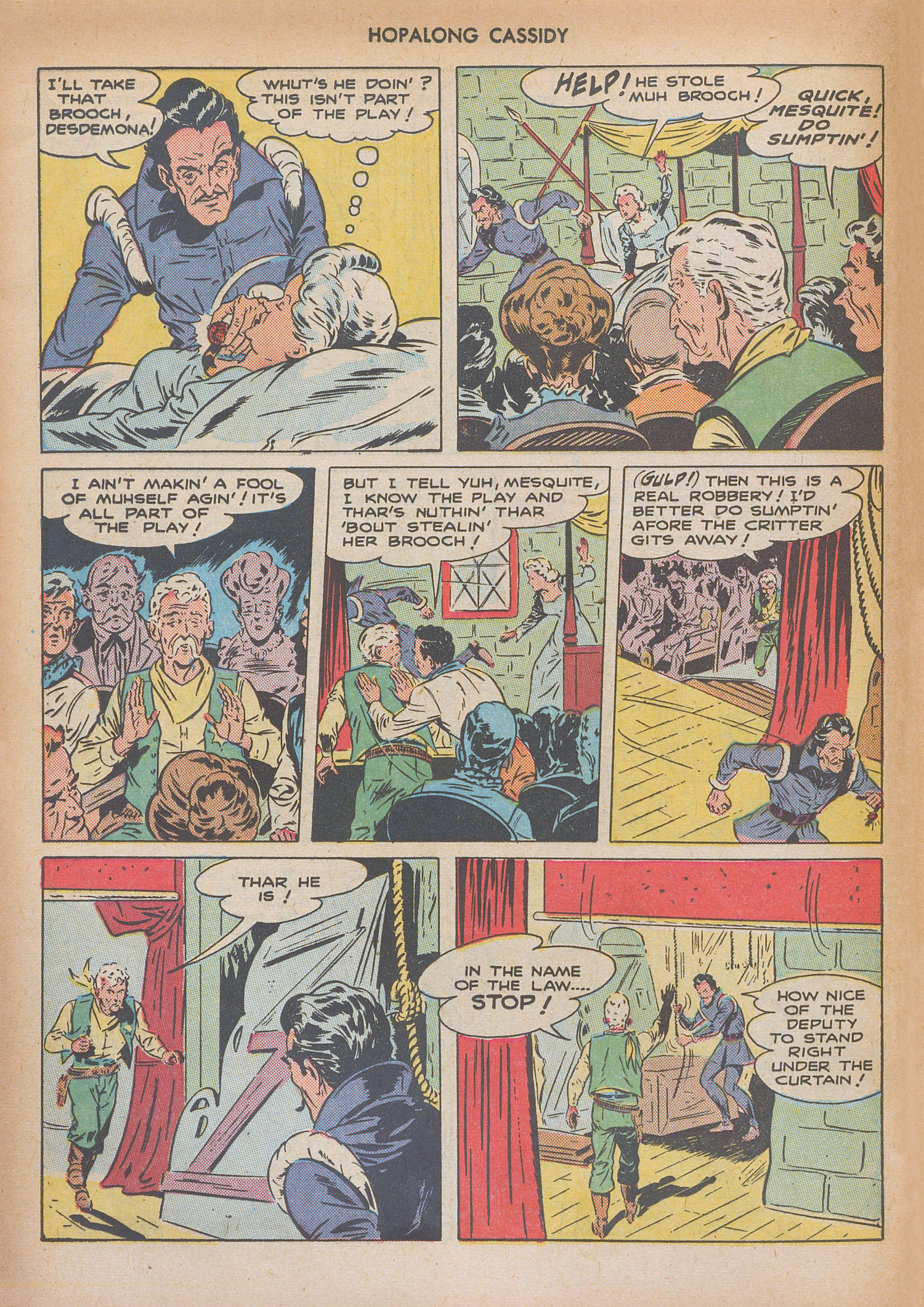 Read online Hopalong Cassidy comic -  Issue #22 - 28
