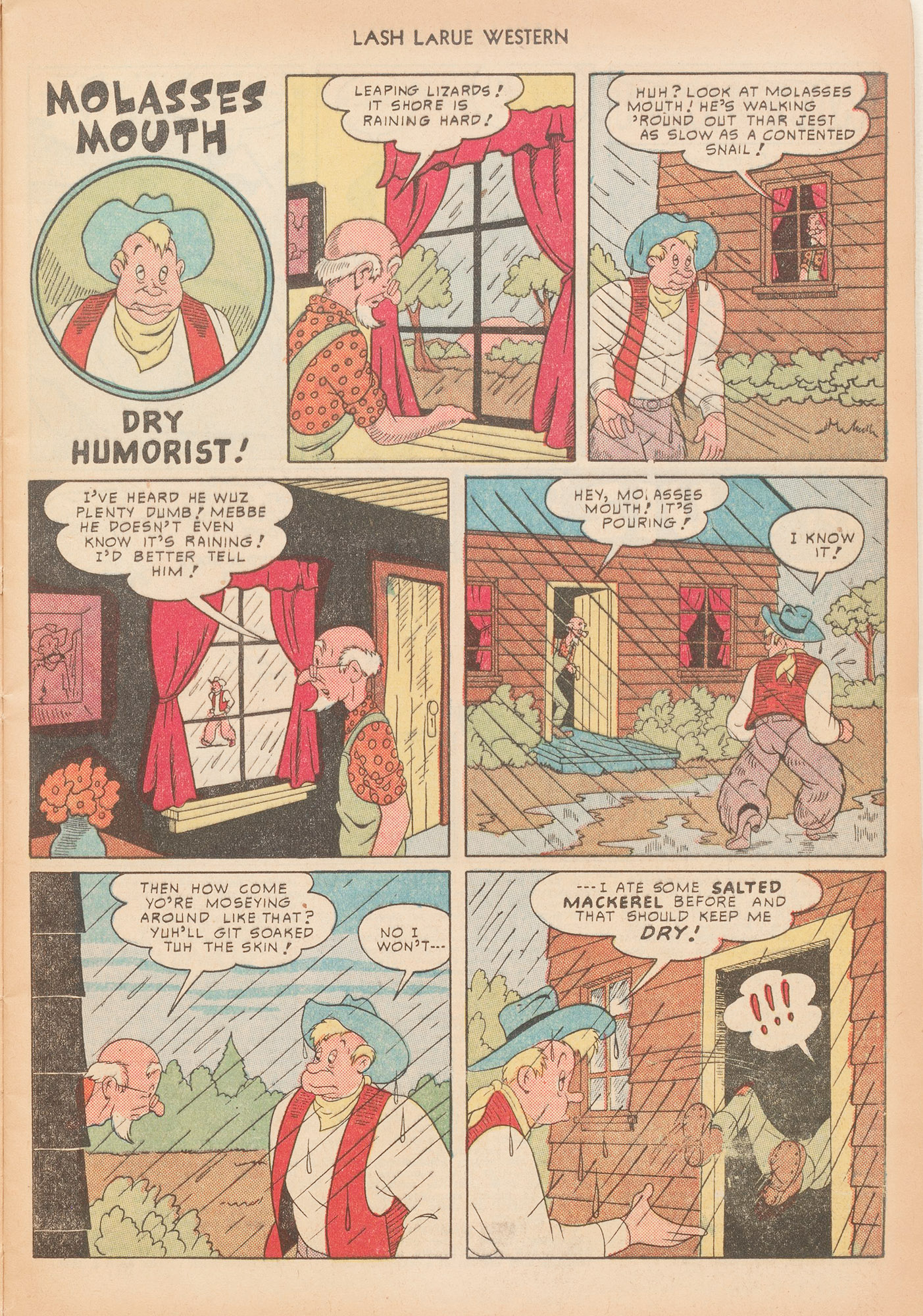 Read online Lash Larue Western (1949) comic -  Issue #12 - 13