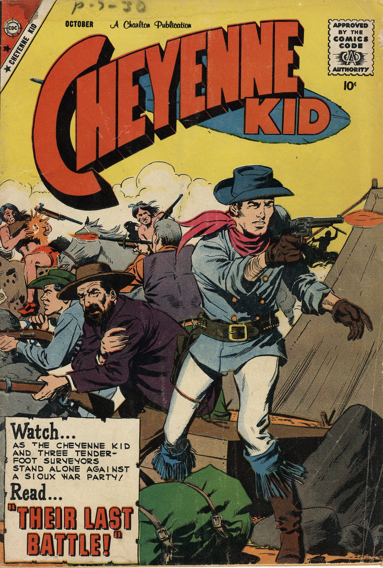 Read online Cheyenne Kid comic -  Issue #19 - 1